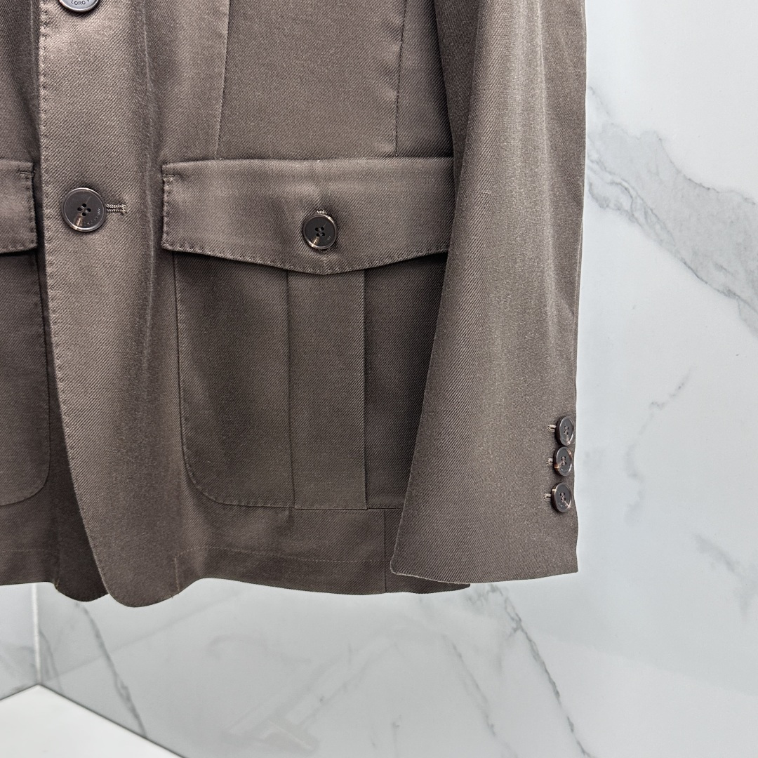 🆕loro Piana 高定西服 2026早春轻奢系列，最新时尚男款西装外套.定织定染面料。处处细节显工