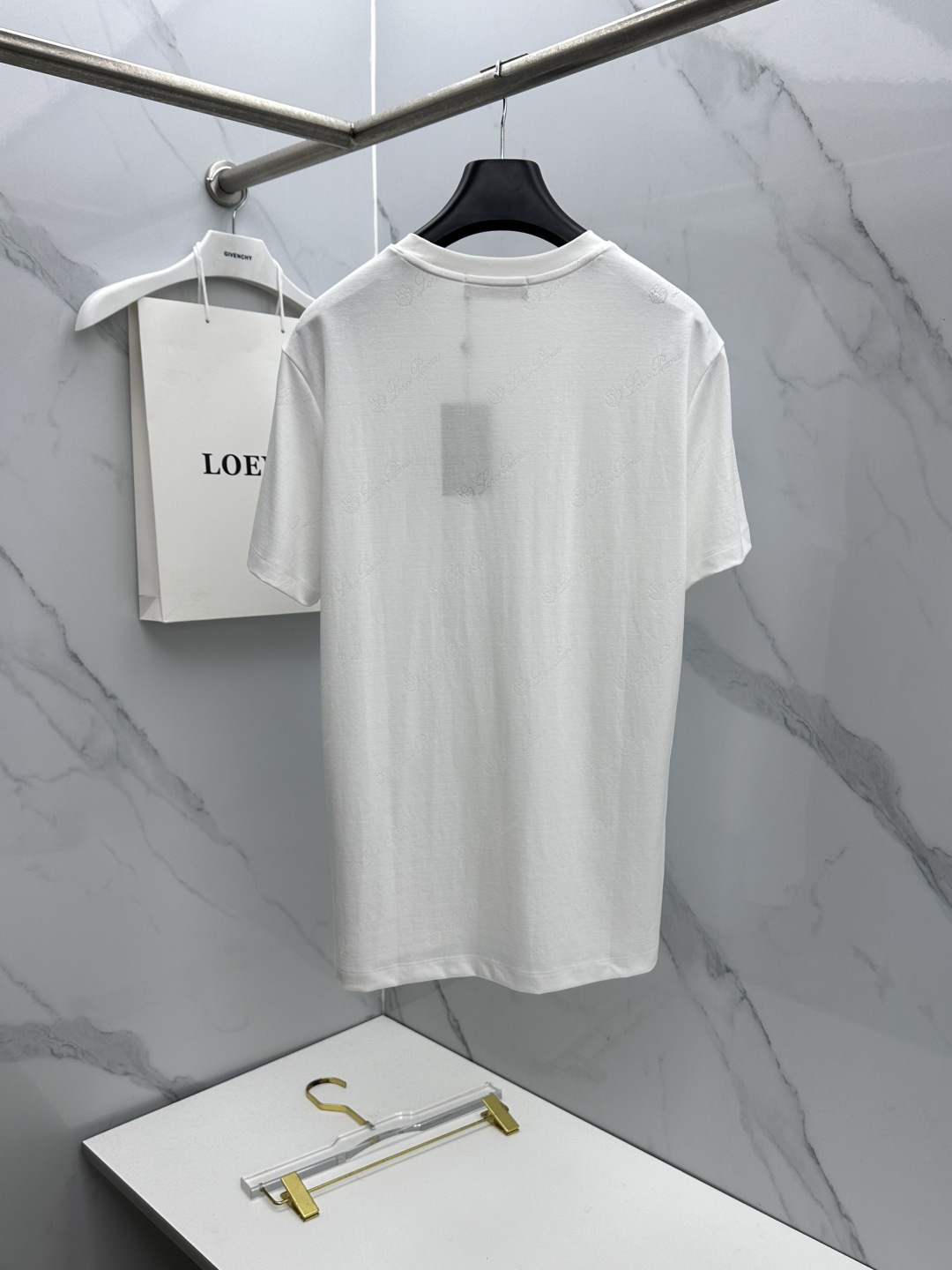 🆕loro Piana 新款首发专柜最新款短袖圆领T恤 高端订制 胸前logo设计 满印提花 高定丝光面