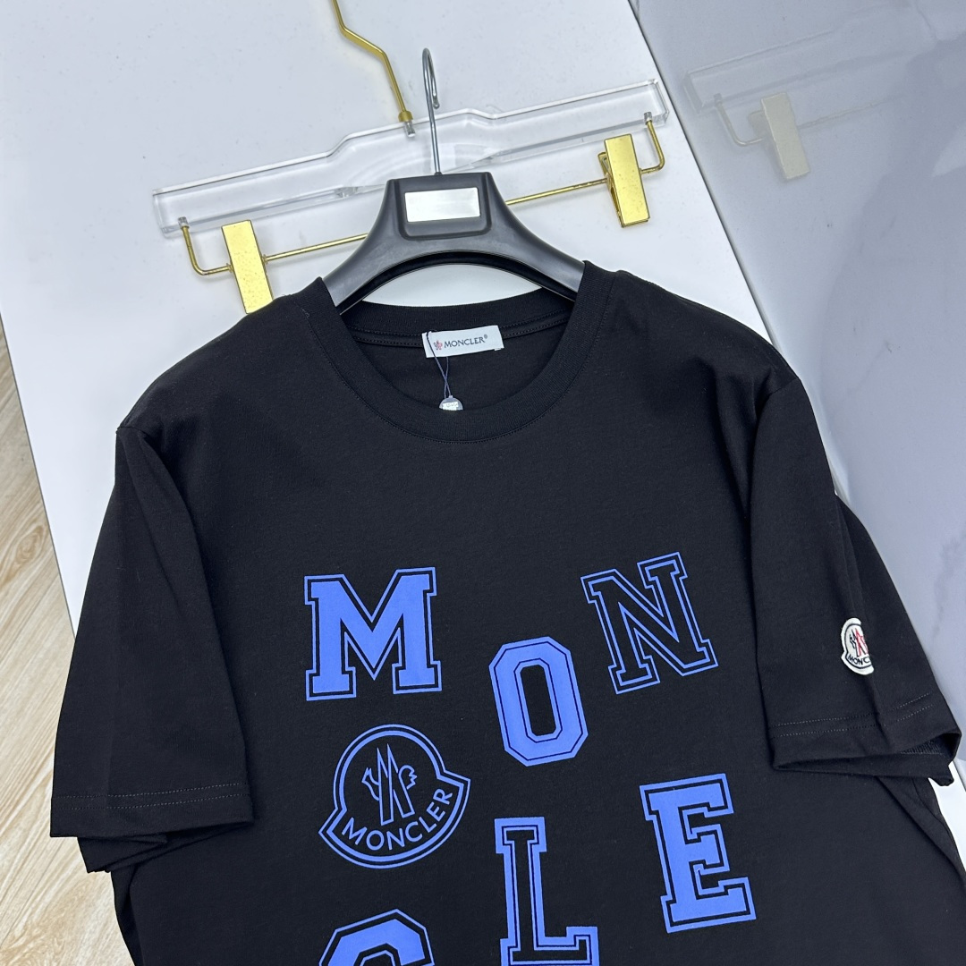🆕Moncler蒙口 2026春夏新款印花短袖 官网同款T恤，双纱纯棉面料 多元化搭配 迎合眼下时尚前沿