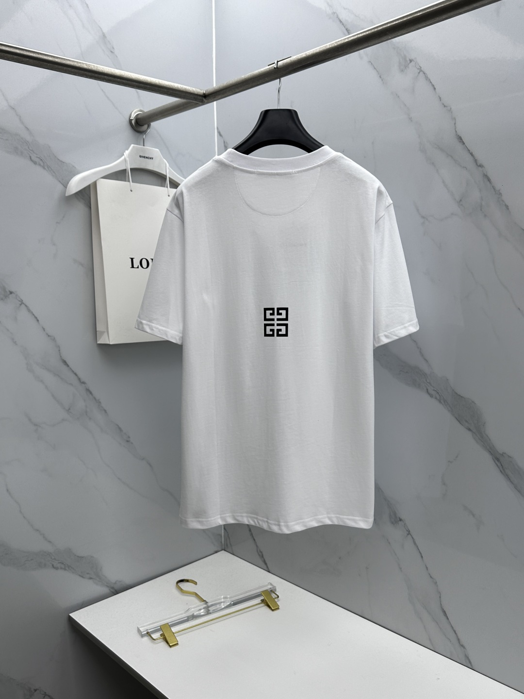 🆕Givenchy纪梵希 2026春夏新款短袖 官网同款T恤，前后logo印花，双纱纯棉面料 多元化搭配