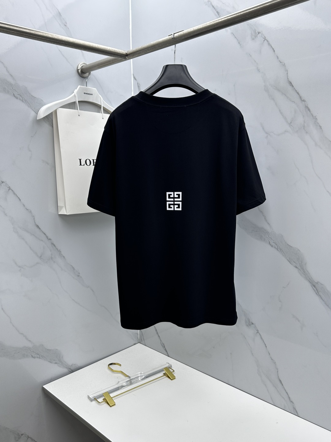 🆕Givenchy纪梵希 2026春夏新款短袖 官网同款T恤，前后logo印花，双纱纯棉面料 多元化搭配