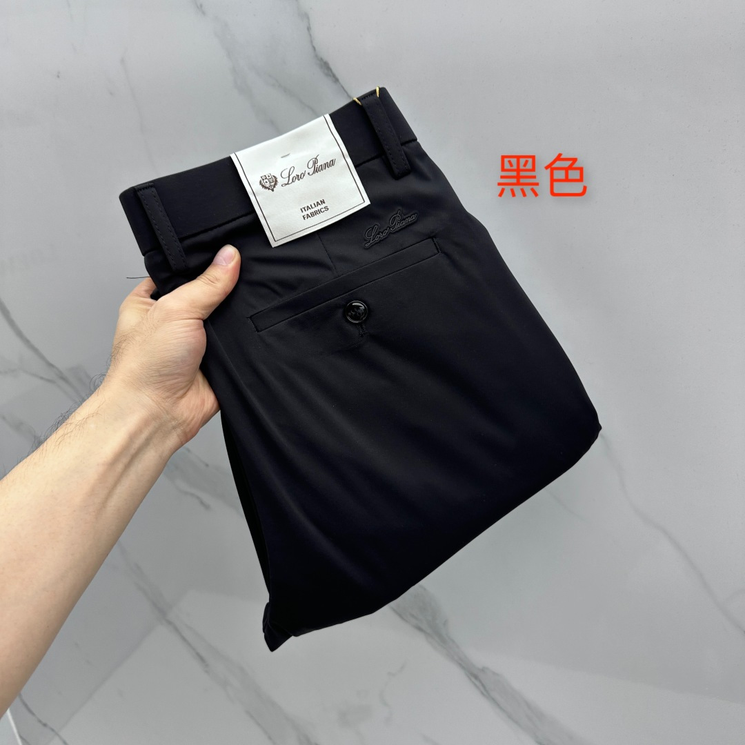 🆕Loro Piana 春夏新品休闲裤西裤，官网同步发售，裤身工艺设计，客供辅料、面料定制，柔软丝滑，代