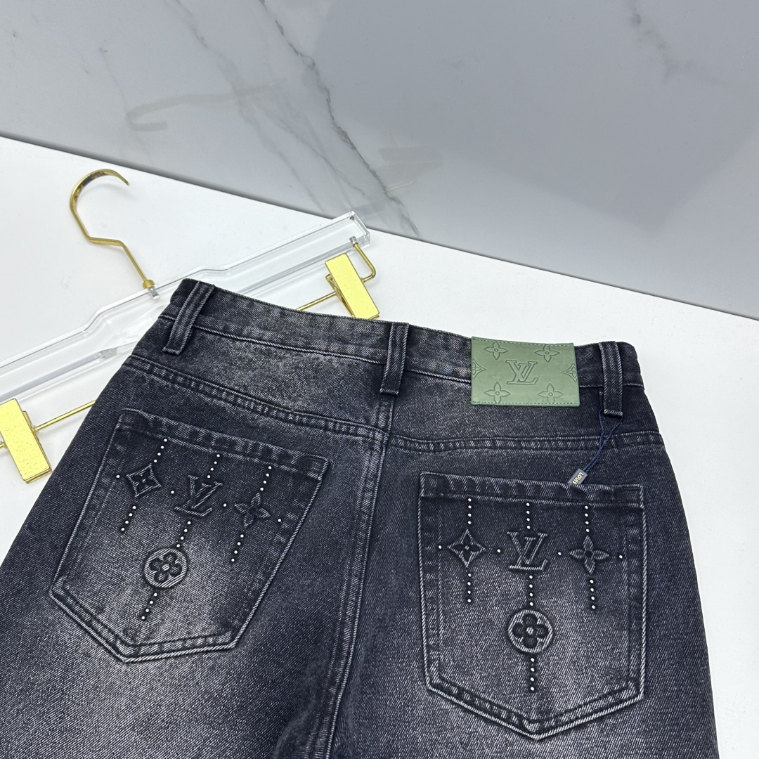🆕LV路易威登 🔥高端定制、早春最新款牛仔裤 柜台同步发售 原版定制复刻 客供五金辅料 原单品质 进口固
