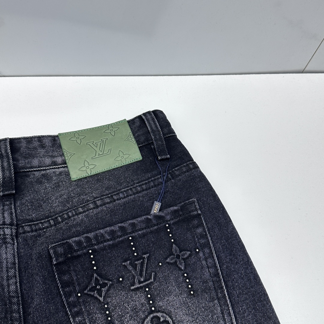 🆕LV路易威登 🔥高端定制、早春最新款牛仔裤 柜台同步发售 原版定制复刻 客供五金辅料 原单品质 进口固
