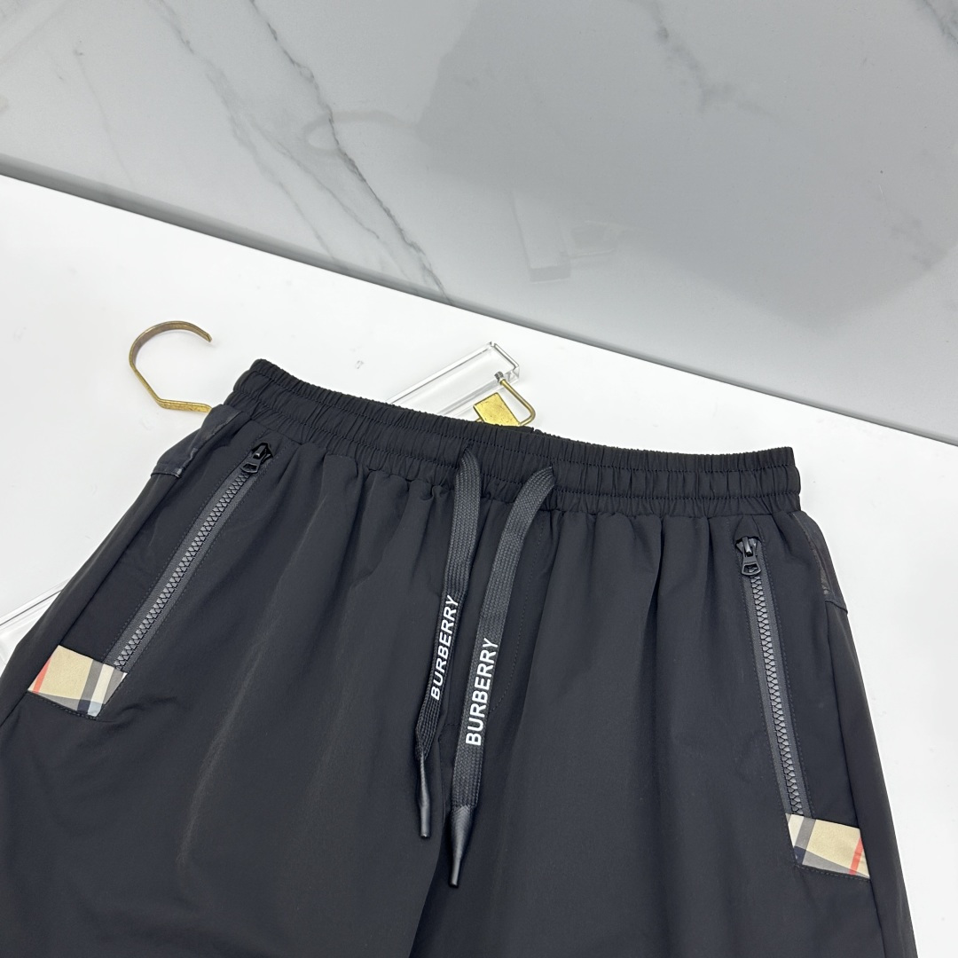 🆕Burberry巴宝莉 26ss春夏专供新款休闲裤短裤  高端版本！定制速干面料 网纱内衬 透气舒适度