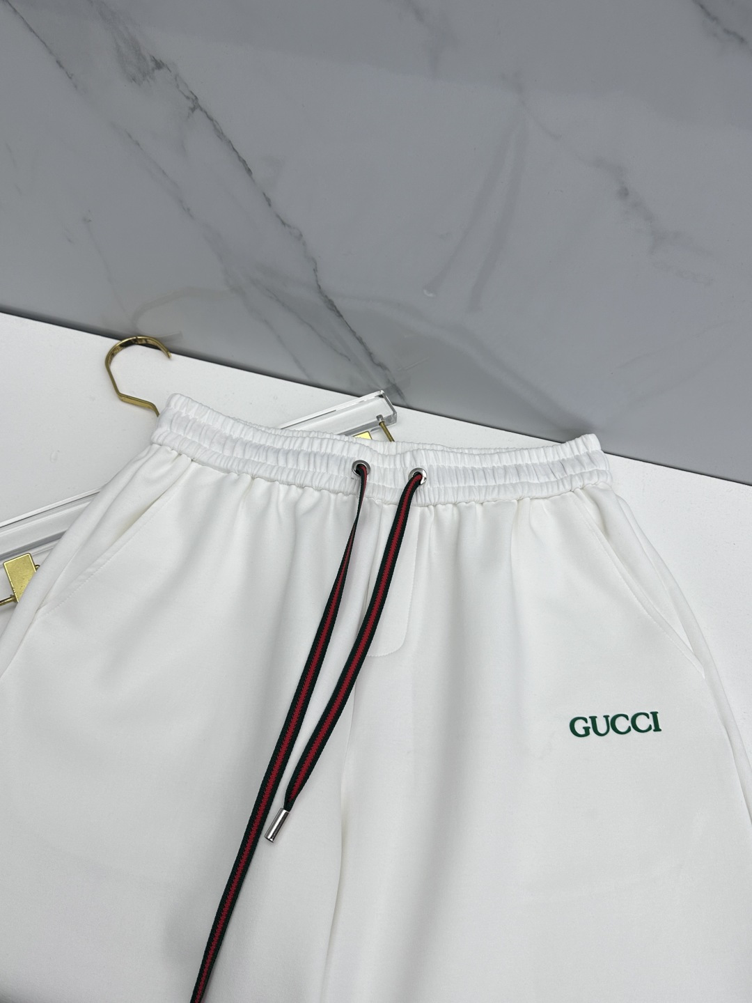 🆕Gucci古驰 26ss春夏专供新款休闲裤短裤  高端版本！定制面料 透气舒适度高，不粘腻，细节无可挑