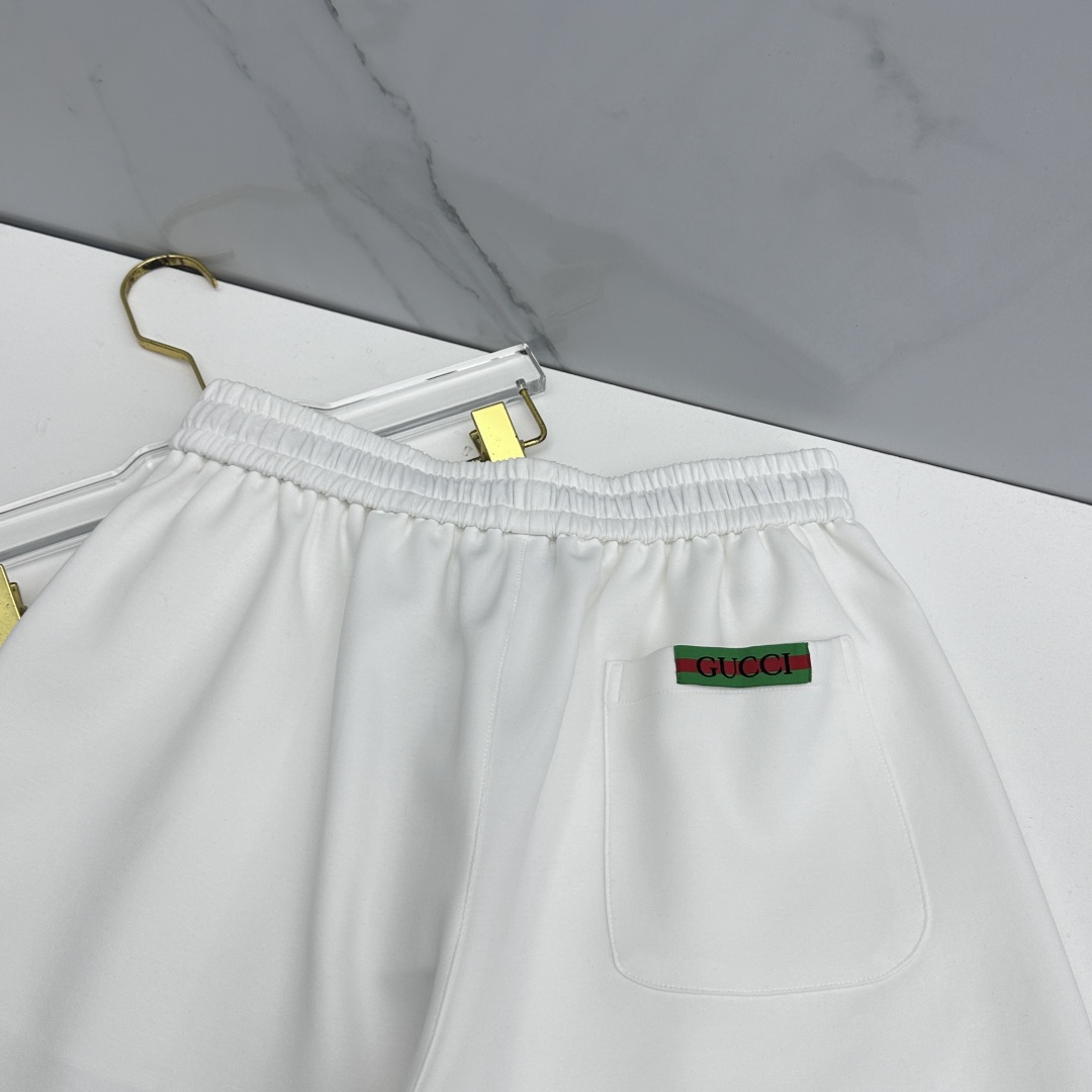 🆕Gucci古驰 26ss春夏专供新款休闲裤短裤  高端版本！定制面料 透气舒适度高，不粘腻，细节无可挑