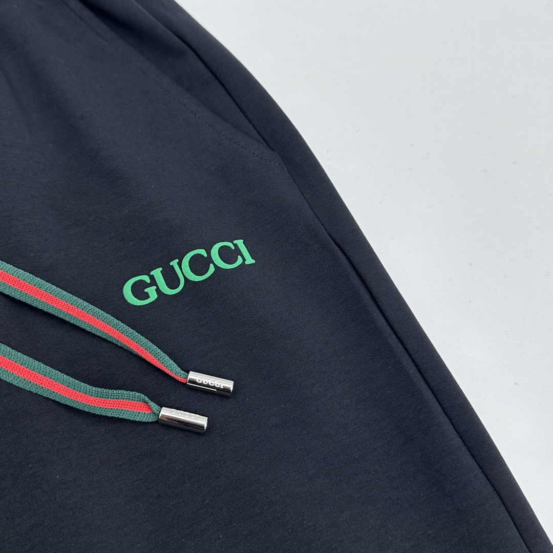 🆕Gucci古驰 26ss春夏专供新款休闲裤短裤  高端版本！定制面料 透气舒适度高，不粘腻，细节无可挑