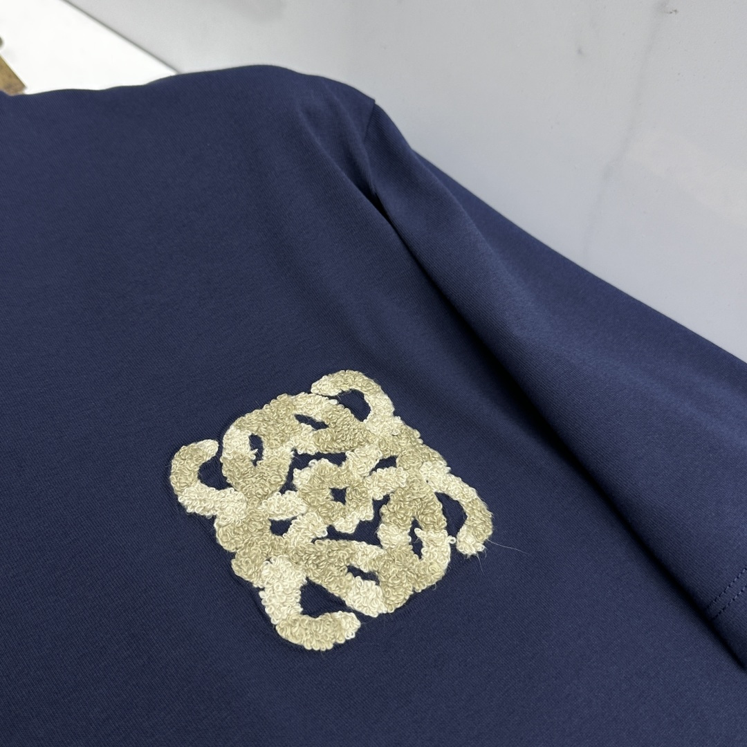 🆕LOEWE罗意威 春夏新款首发专柜最新款短袖圆领T恤 高端订制 设计前卫时尚！品牌logo工艺设计 定