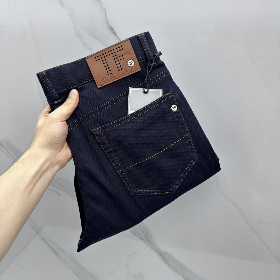 🆕TOM FORD 🔥高端定制、春夏最新款牛仔裤 柜台同步发售 原版定制复刻 客供五金辅料 原单品质 进