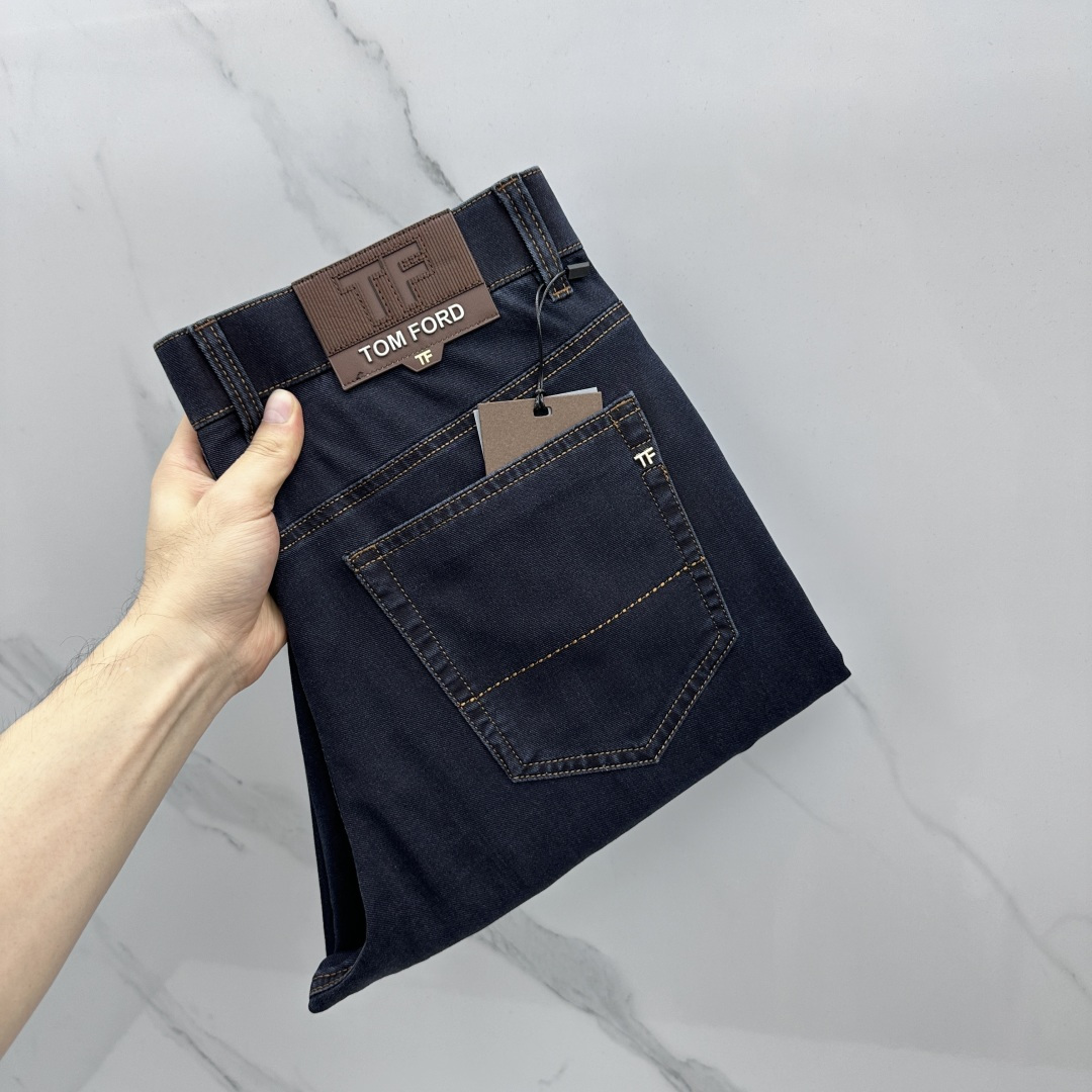 🆕TOM FORD 🔥高端定制、春夏最新款牛仔裤 柜台同步发售 原版定制复刻 客供五金辅料 原单品质 进