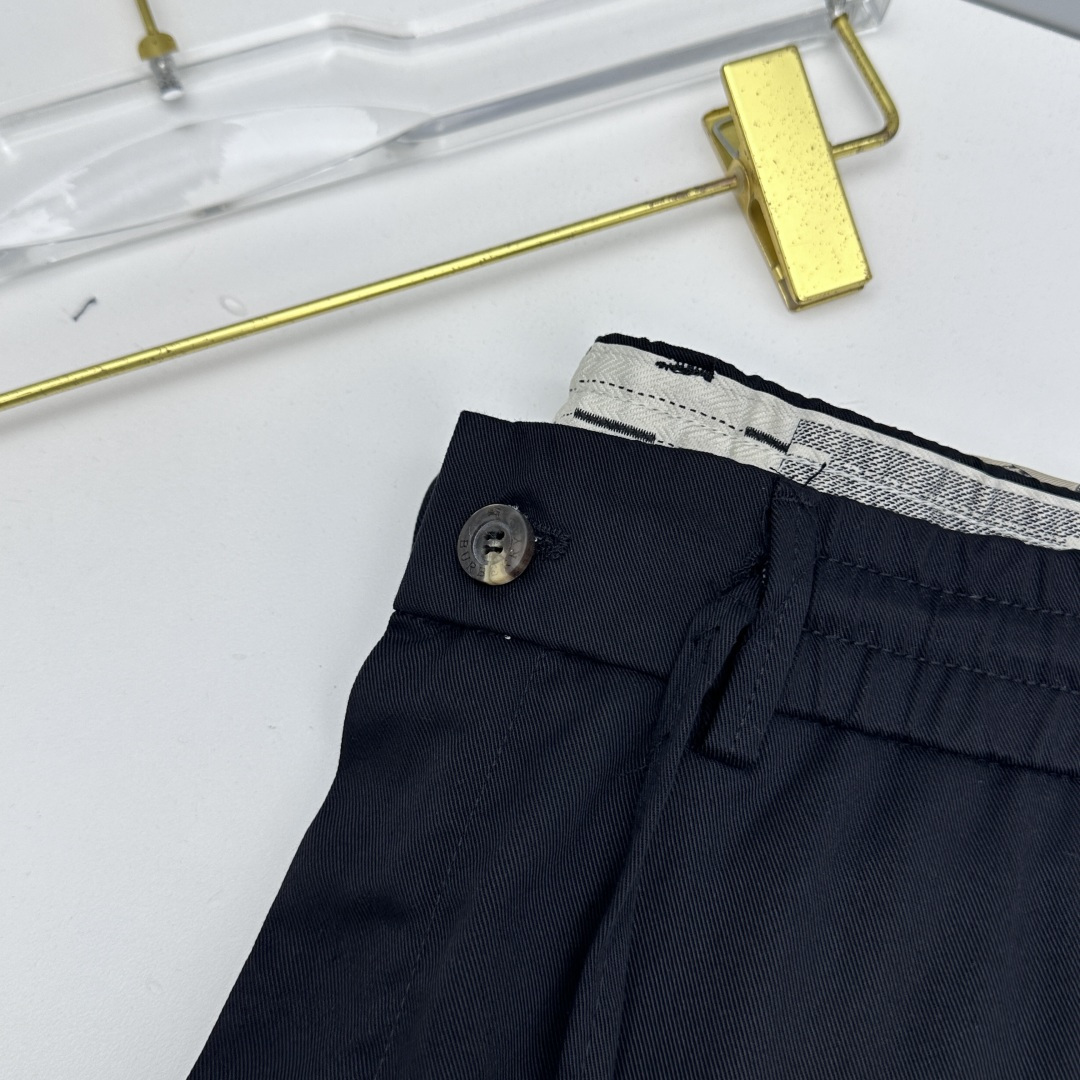 🆕Burberry巴宝莉 春夏新品休闲西裤，官网同步发售，裤身工艺设计，橡筋抽绳裤腰，客供辅料、面料定制