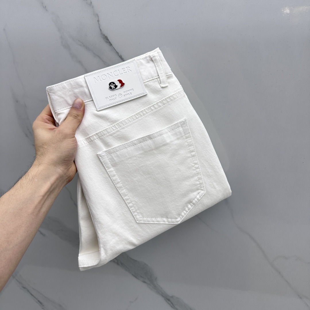 🆕Moncler蒙口🔥高端定制、春夏最新款牛仔裤 极简舒适 柜台同步发售 原版定制复刻 客供五金辅料 原