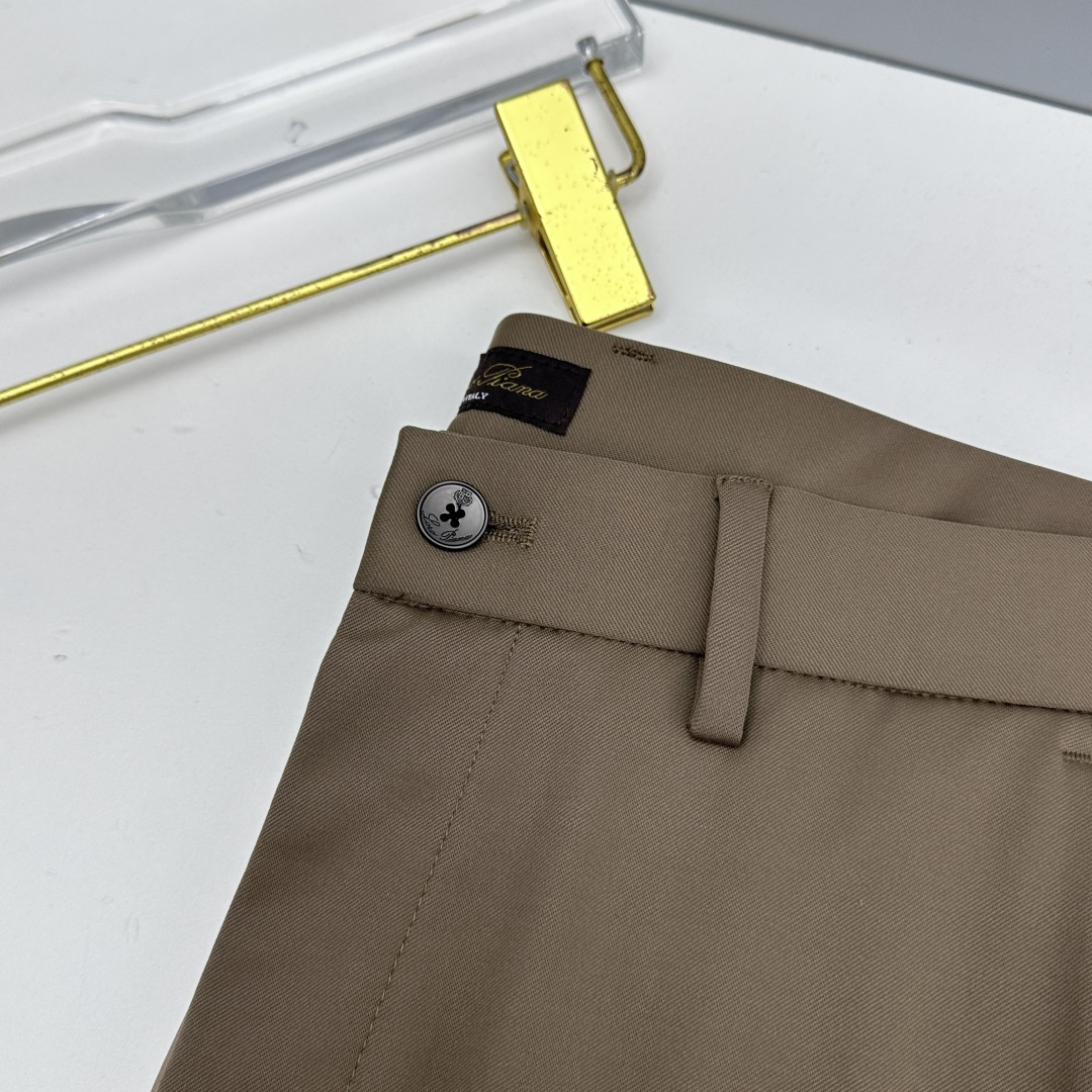 🆕Loro Piana 春夏新品休闲西裤，官网同步发售，裤身工艺设计，客供辅料、面料定制，柔软丝滑，代工