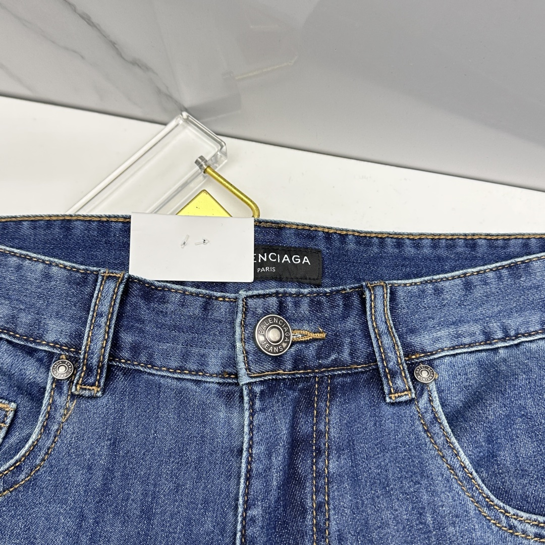 🆕Balenciaga巴黎世家 🔥高端定制、最新款牛仔裤 柜台同步发售 原版定制复刻 客供五金辅料 原单