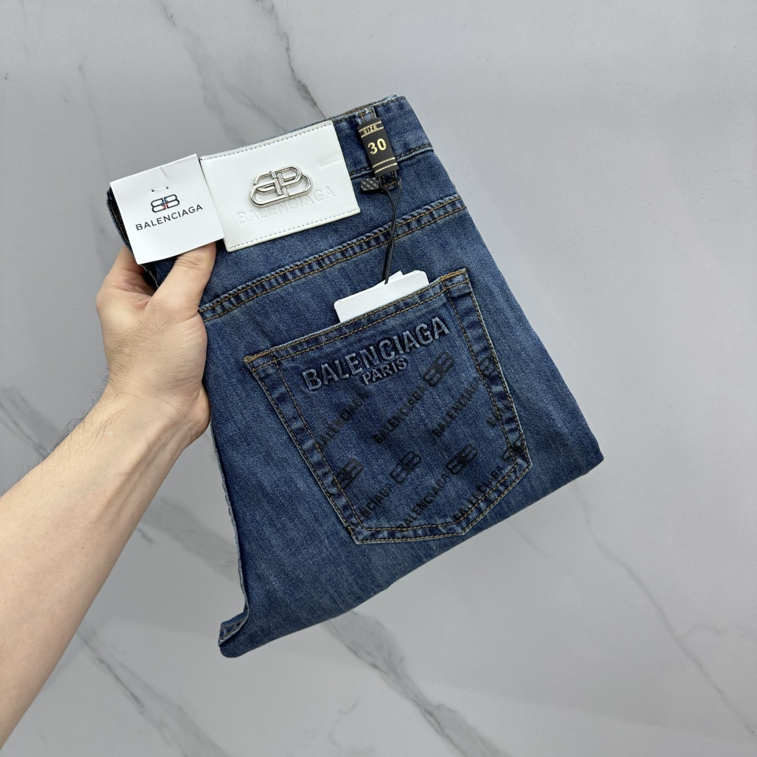 🆕Balenciaga巴黎世家 🔥高端定制、最新款牛仔裤 柜台同步发售 原版定制复刻 客供五金辅料 原单