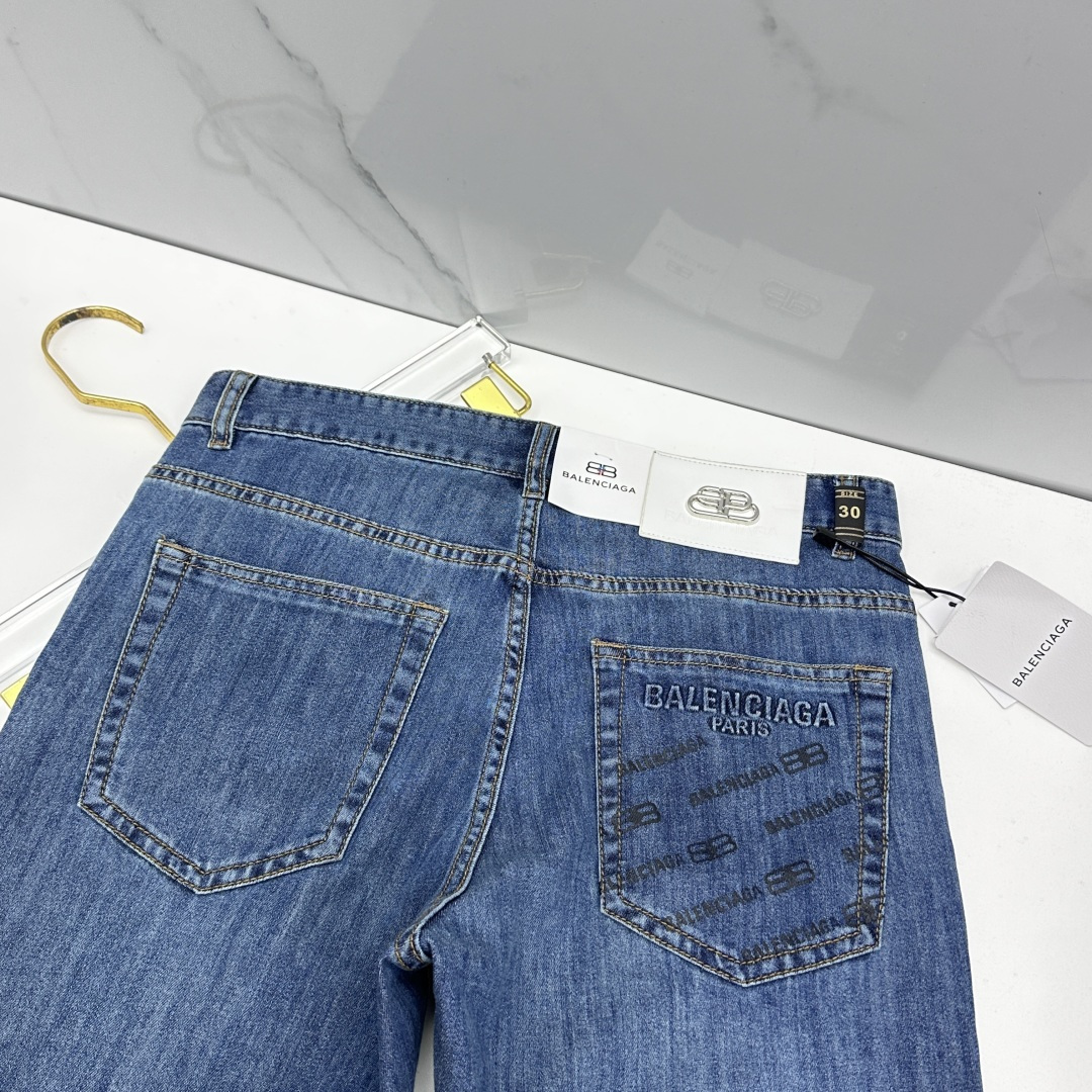 🆕Balenciaga巴黎世家 🔥高端定制、最新款牛仔裤 柜台同步发售 原版定制复刻 客供五金辅料 原单