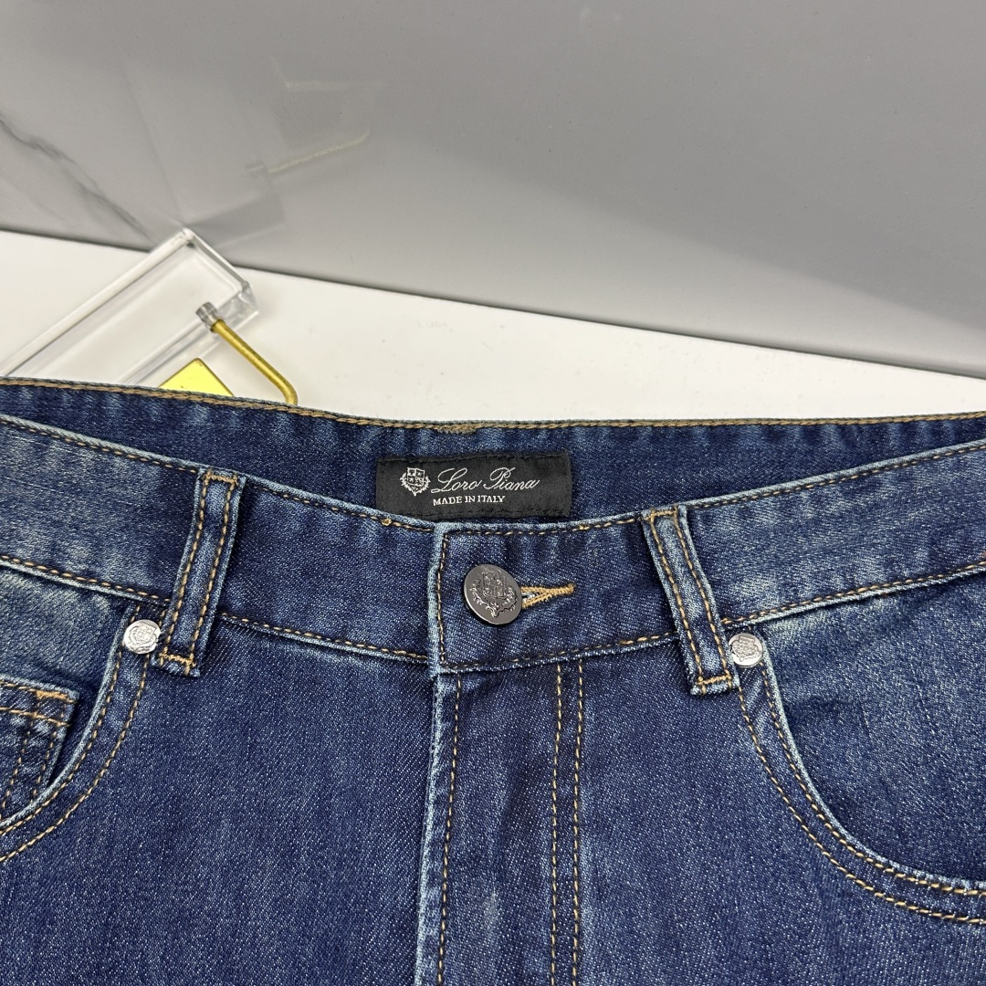 🆕Loro Piana 🔥高端定制、最新款牛仔裤 柜台同步发售 原版定制复刻 客供五金辅料 原单品质 进