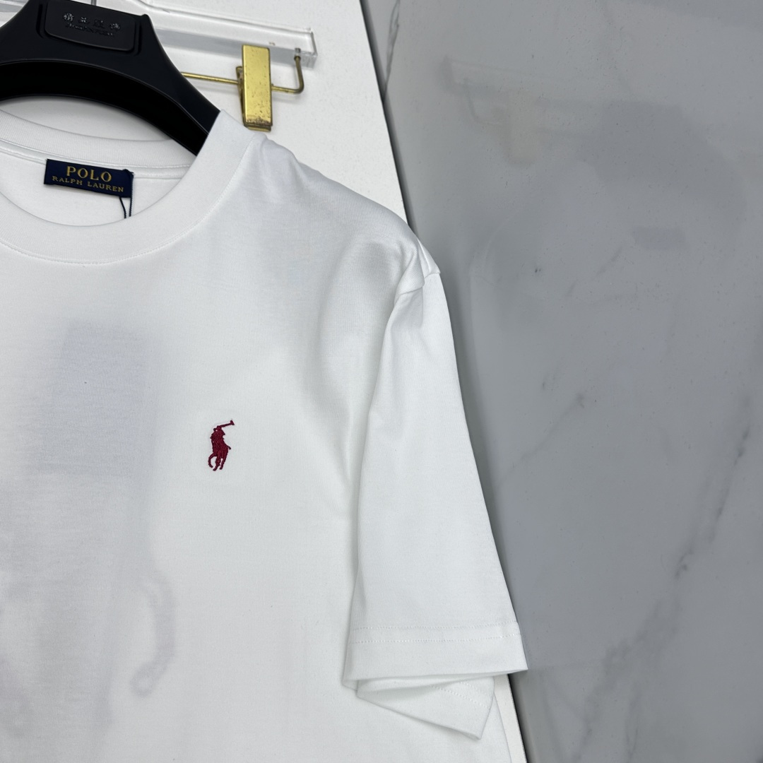 🆕POLO 新款首发专柜最新款短袖圆领T恤 高端订制 胸前logo设计 高定面料.手感柔软.穿着舒适.专