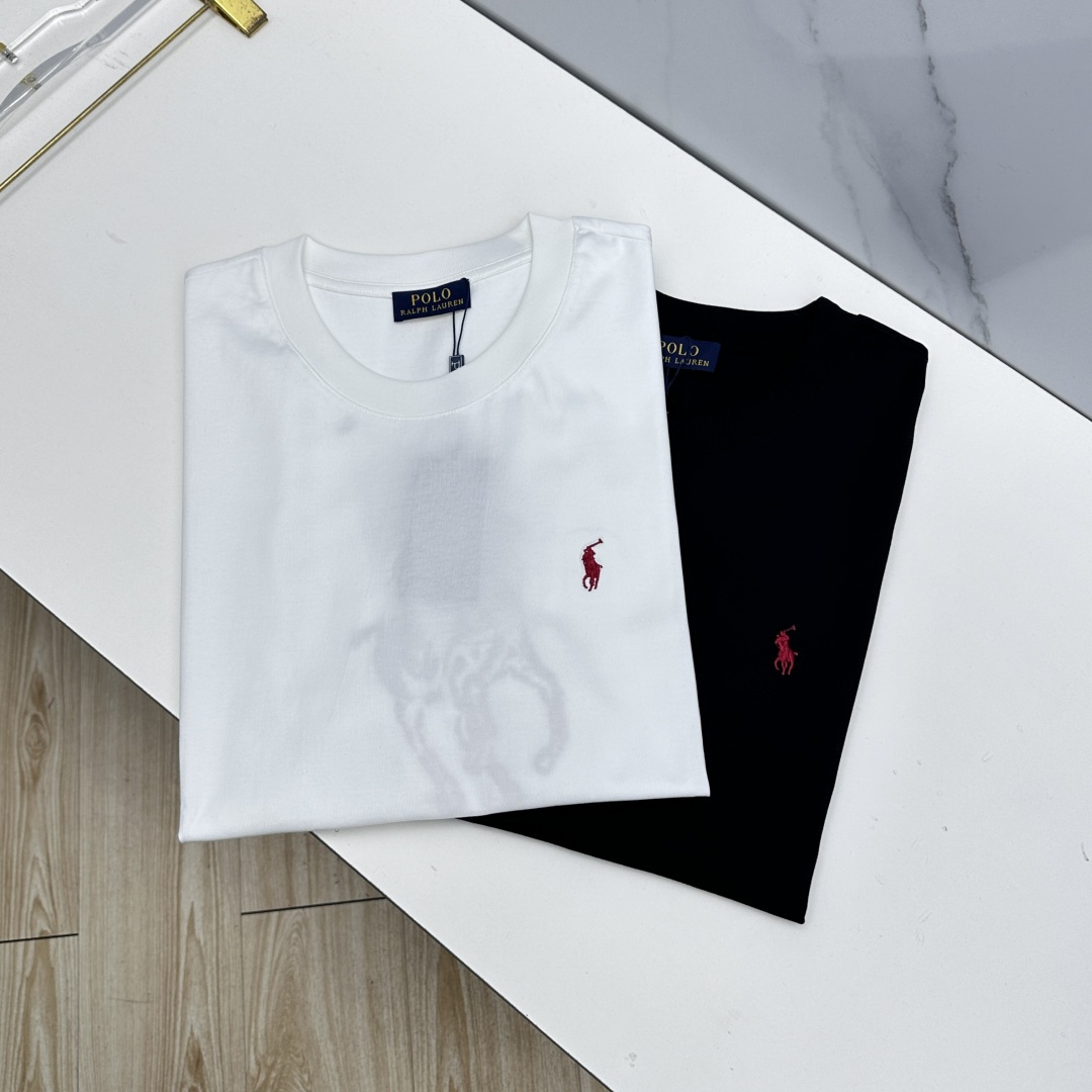 🆕POLO 新款首发专柜最新款短袖圆领T恤 高端订制 胸前logo设计 高定面料.手感柔软.穿着舒适.专