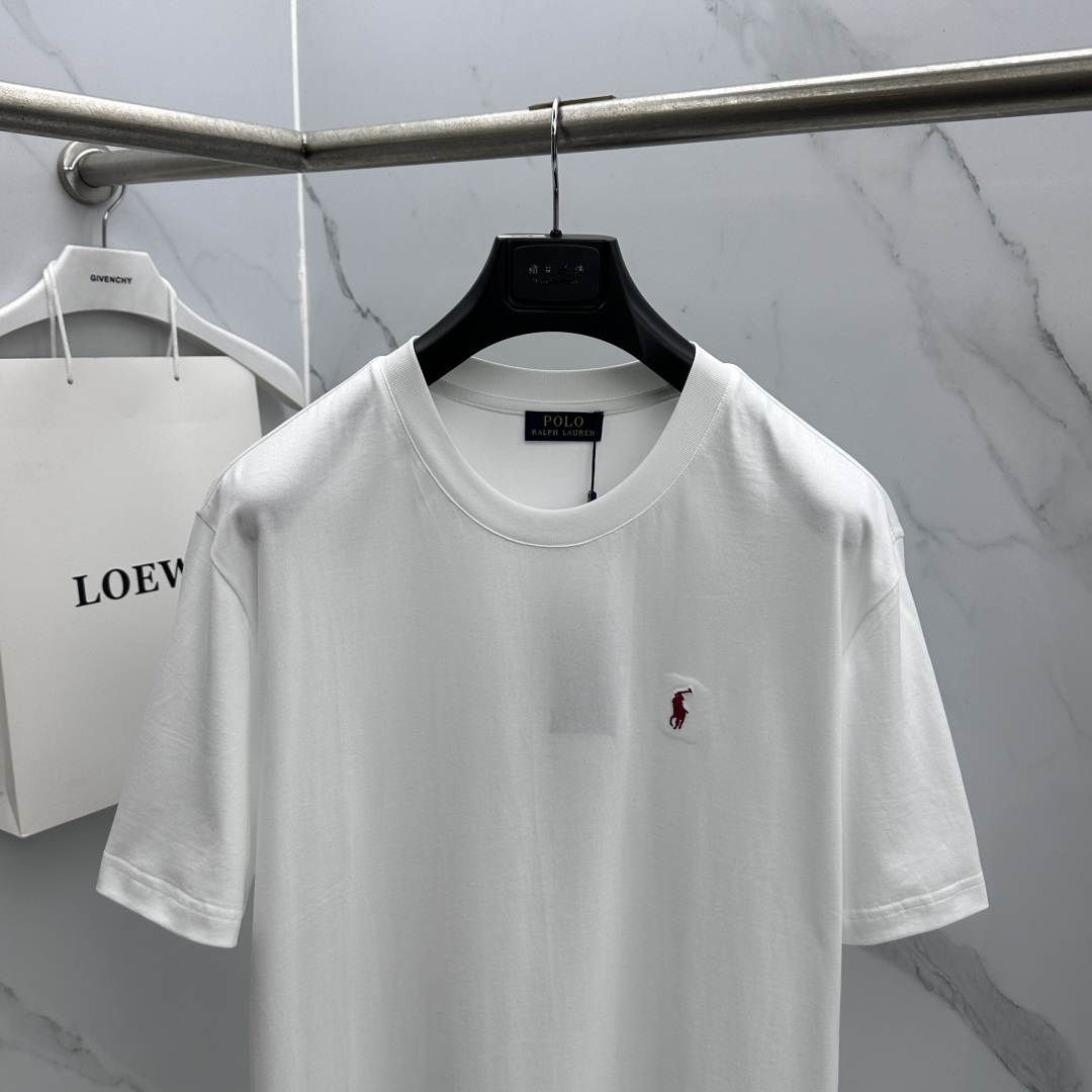 🆕POLO 新款首发专柜最新款短袖圆领T恤 高端订制 胸前logo设计 高定面料.手感柔软.穿着舒适.专