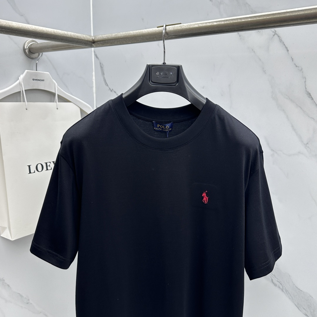 🆕POLO 新款首发专柜最新款短袖圆领T恤 高端订制 胸前logo设计 高定面料.手感柔软.穿着舒适.专
