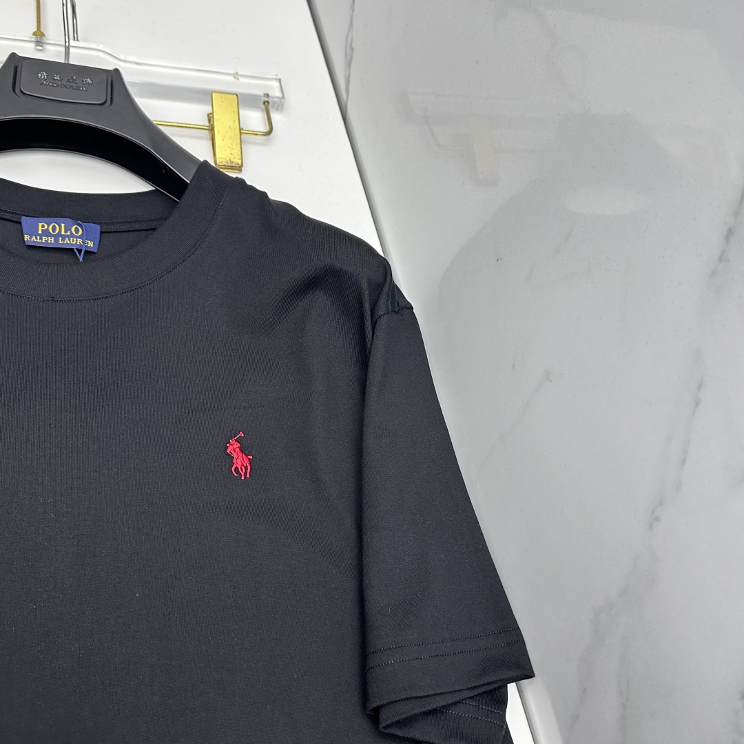 🆕POLO 新款首发专柜最新款短袖圆领T恤 高端订制 胸前logo设计 高定面料.手感柔软.穿着舒适.专