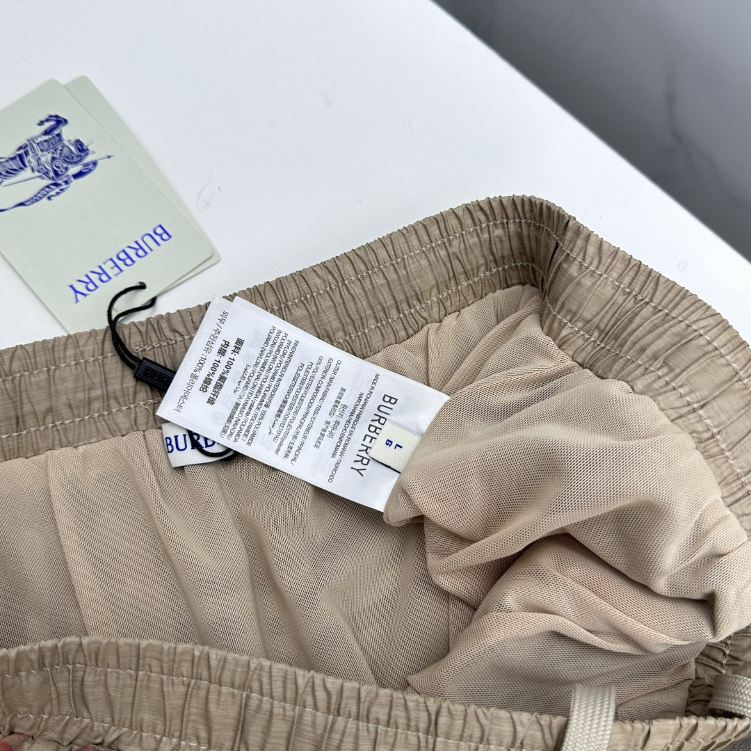 🆕Burberry巴宝莉 26ss春夏专供新款休闲裤短裤  高端版本！定制速干面料 内置网纱内衬 透气舒