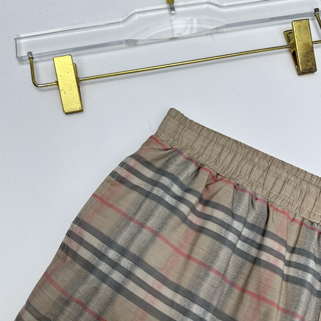🆕Burberry巴宝莉 26ss春夏专供新款休闲裤短裤  高端版本！定制速干面料 内置网纱内衬 透气舒