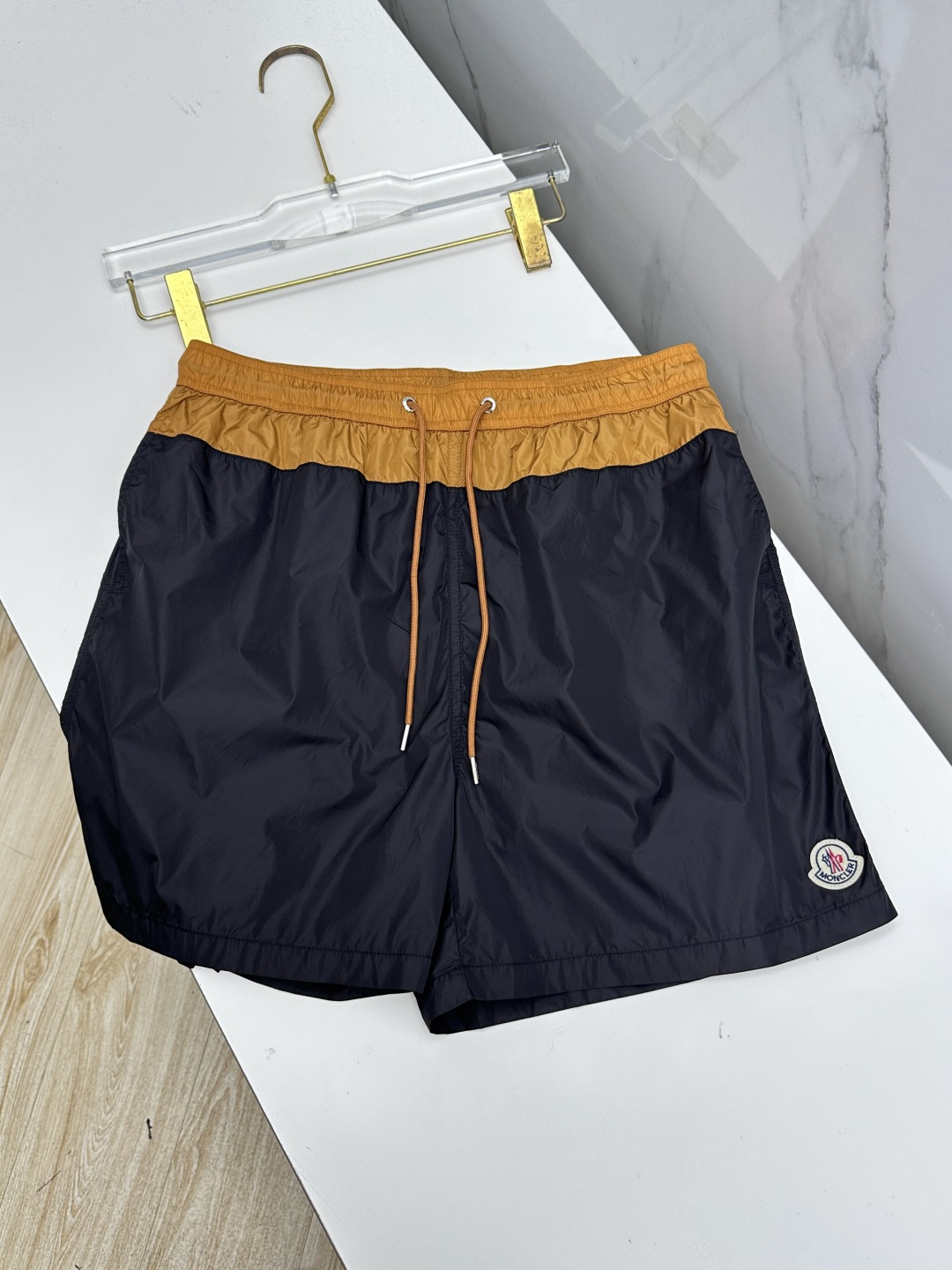 🆕Moncler蒙口 26ss春夏专供新款休闲裤短裤官网同款  拼色高端版本！定制速干面料 内置网纱内衬