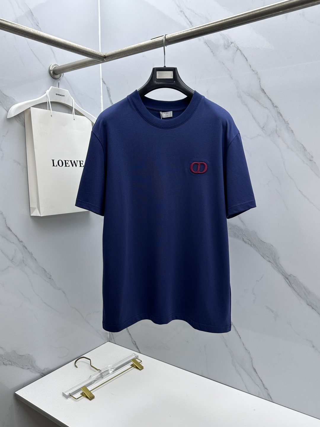 🆕Dior迪奥 新款首发专柜最新款短袖圆领T恤 高端订制 胸前logo精美绣花  高定面料.手感柔软.穿