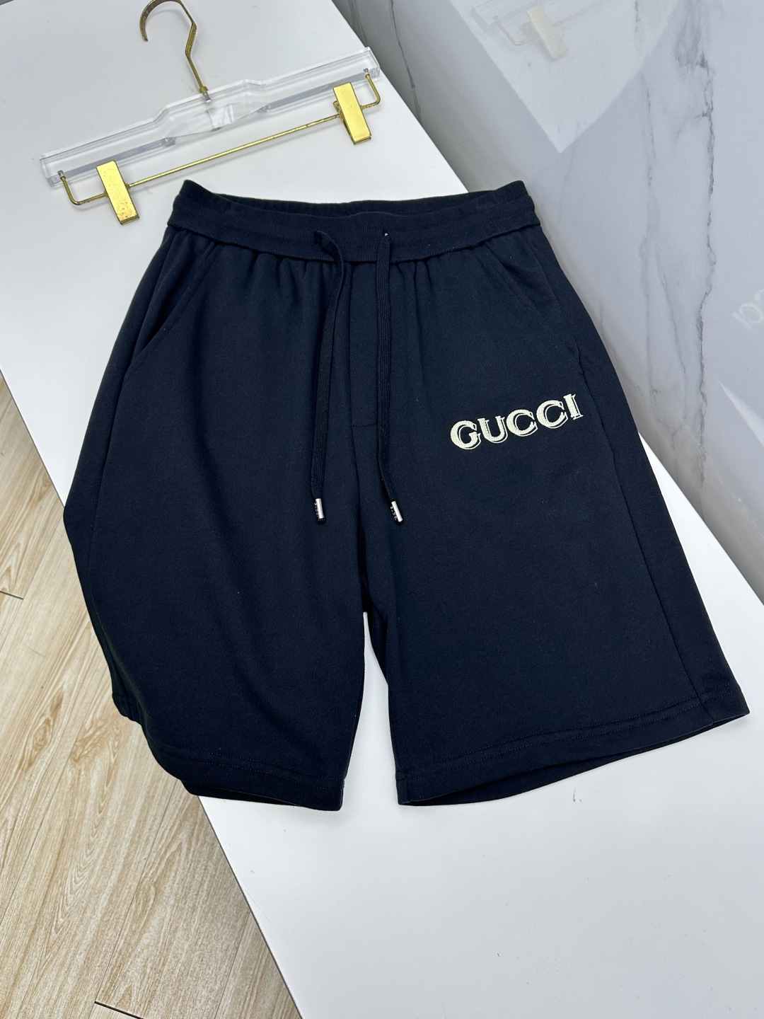🆕Gucci古驰 26ss春夏专供新款休闲裤短裤  高端版本！螺纹理面料纯棉 透气舒适度高，不粘腻，版型