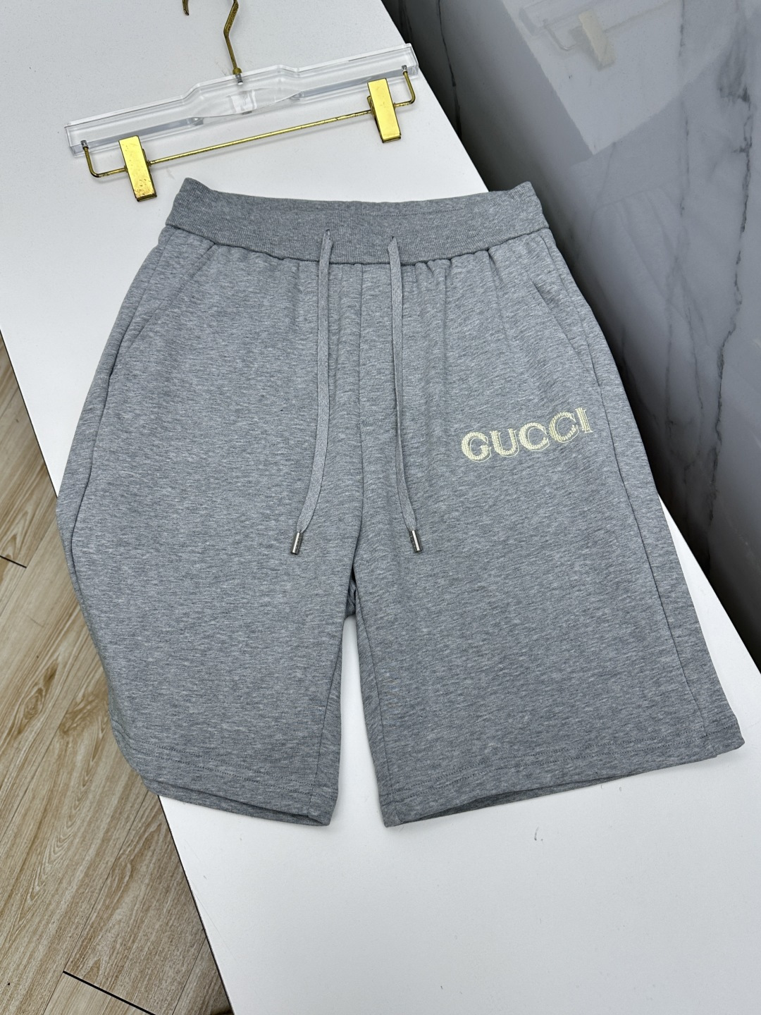 🆕Gucci古驰 26ss春夏专供新款休闲裤短裤  高端版本！螺纹理面料纯棉 透气舒适度高，不粘腻，版型