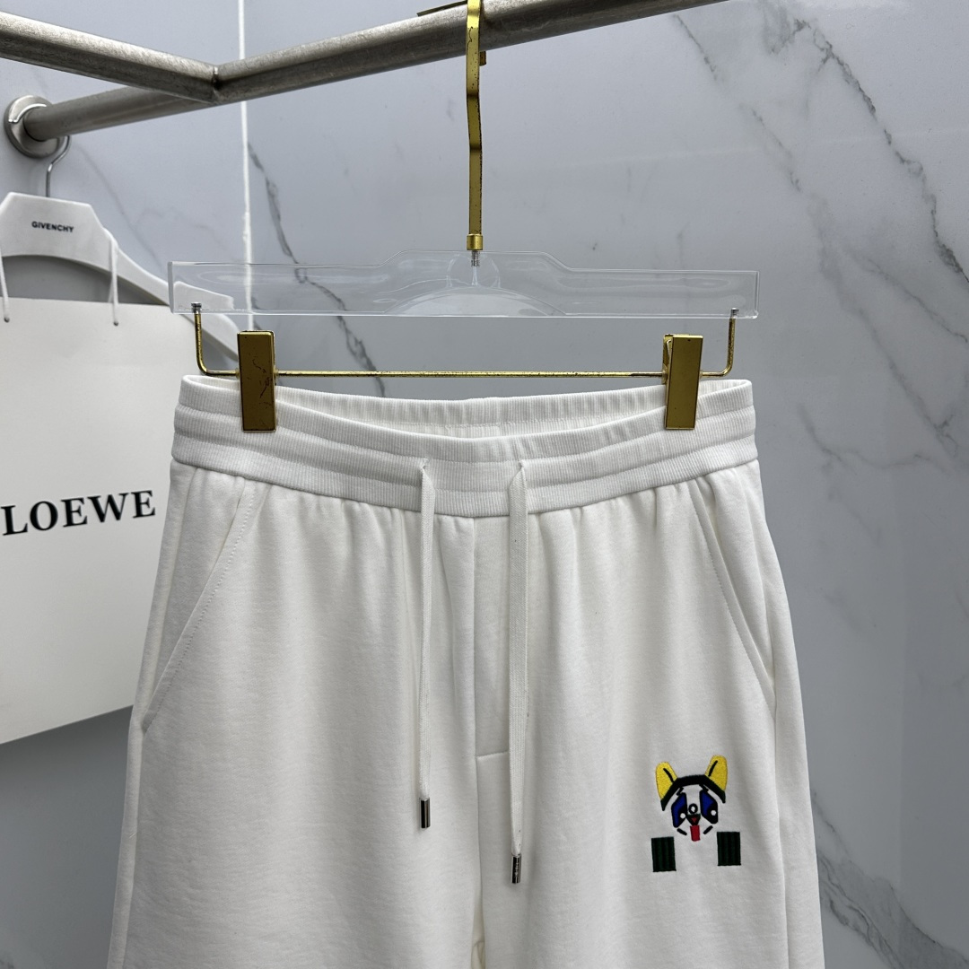 🆕LOEWE罗意威 26ss春夏专供新款休闲裤短裤  高端版本！螺纹理面料纯棉 透气舒适度高，不粘腻，版