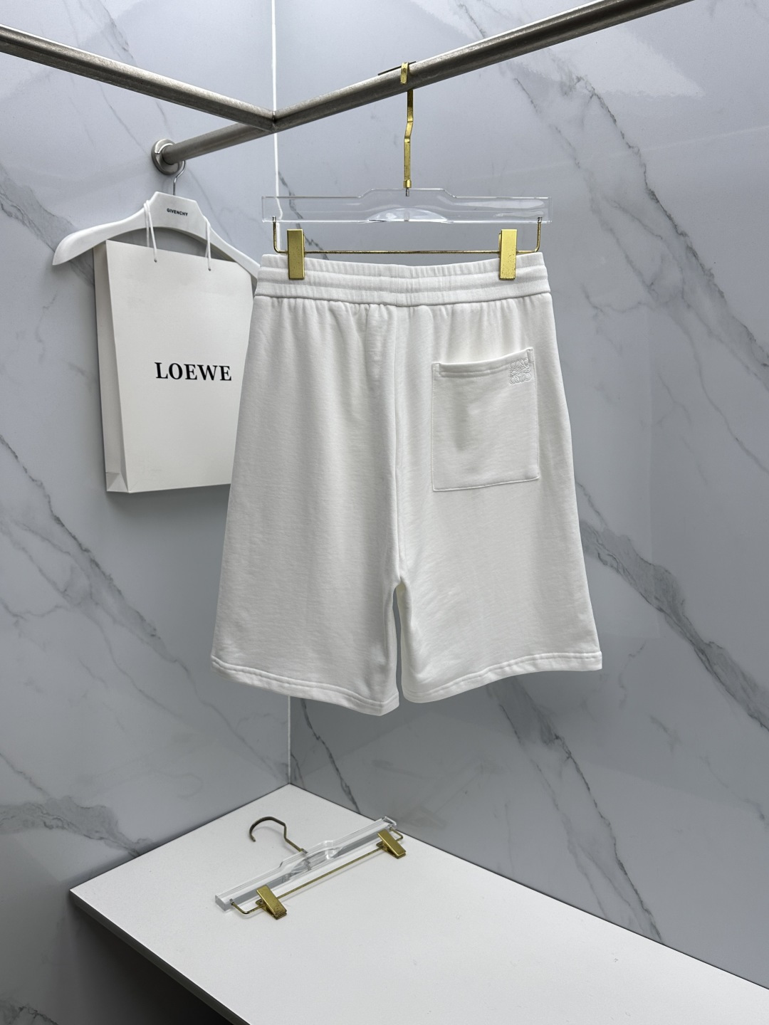 🆕LOEWE罗意威 26ss春夏专供新款休闲裤短裤  高端版本！螺纹理面料纯棉 透气舒适度高，不粘腻，版