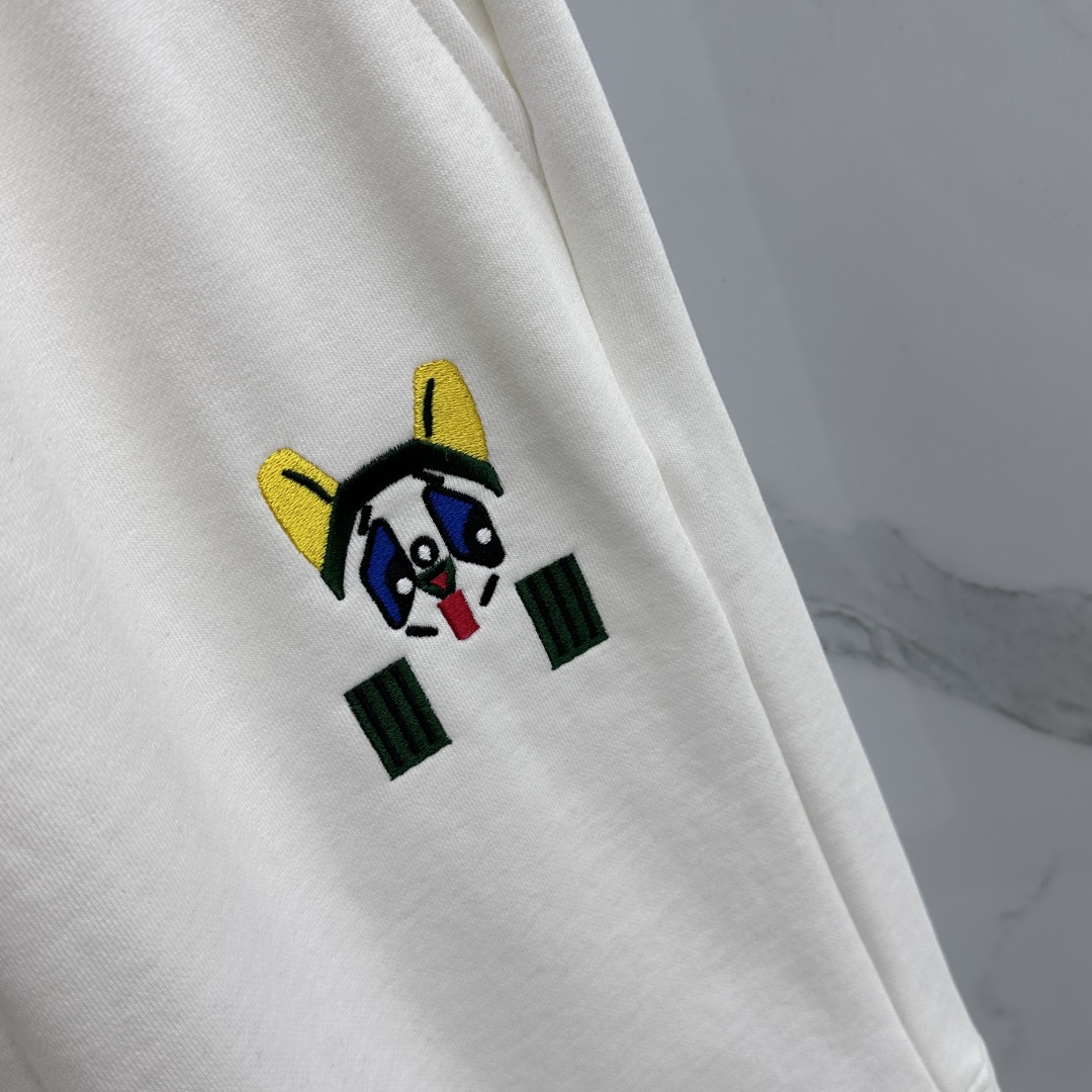 🆕LOEWE罗意威 26ss春夏专供新款休闲裤短裤  高端版本！螺纹理面料纯棉 透气舒适度高，不粘腻，版