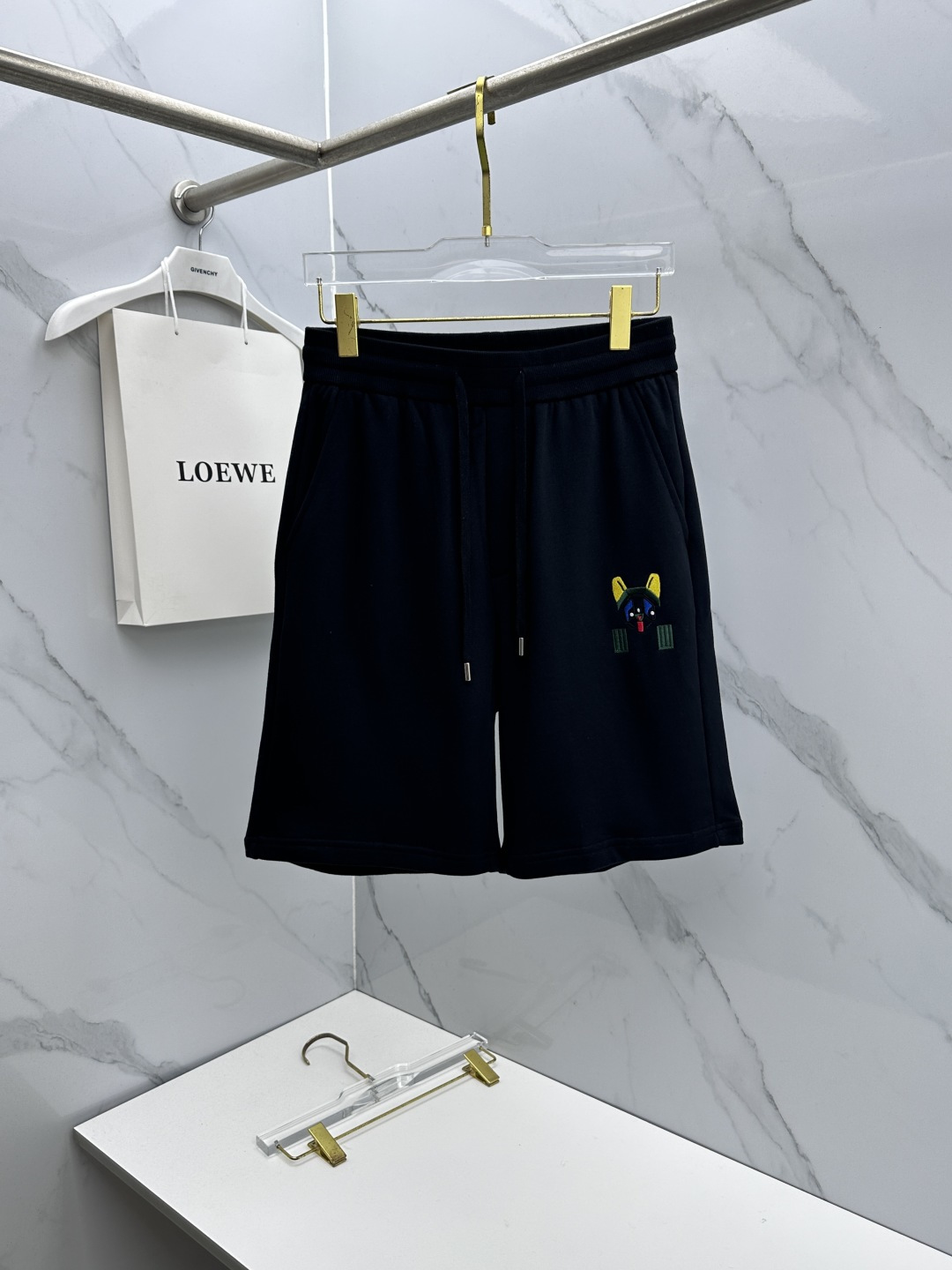 🆕LOEWE罗意威 26ss春夏专供新款休闲裤短裤  高端版本！螺纹理面料纯棉 透气舒适度高，不粘腻，版