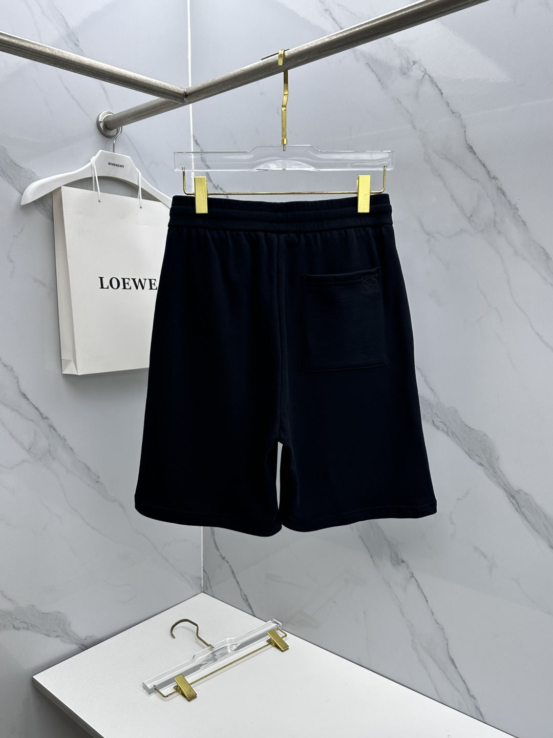 🆕LOEWE罗意威 26ss春夏专供新款休闲裤短裤  高端版本！螺纹理面料纯棉 透气舒适度高，不粘腻，版