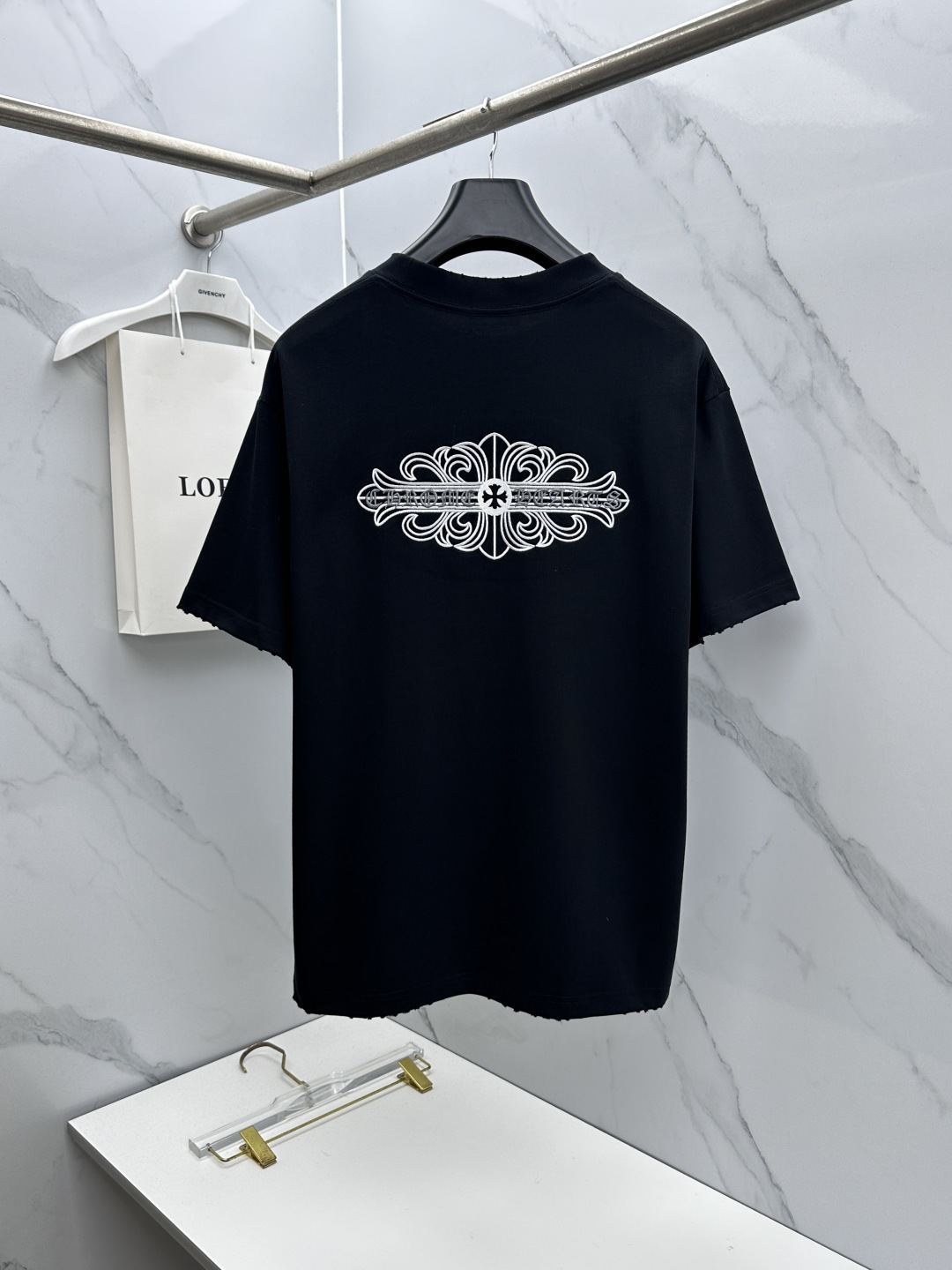 🆕CH*克罗心 新款首发专柜最新款短袖圆领T恤 高端订制 胸前logo刺绣个性 高定面料.手感柔软.穿着