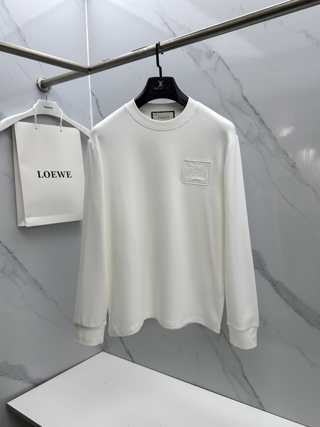 Gucci White Long Sleeve Shirt