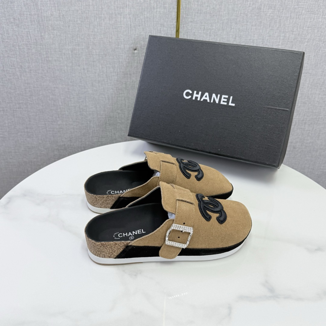 Tan Slip On Clogs