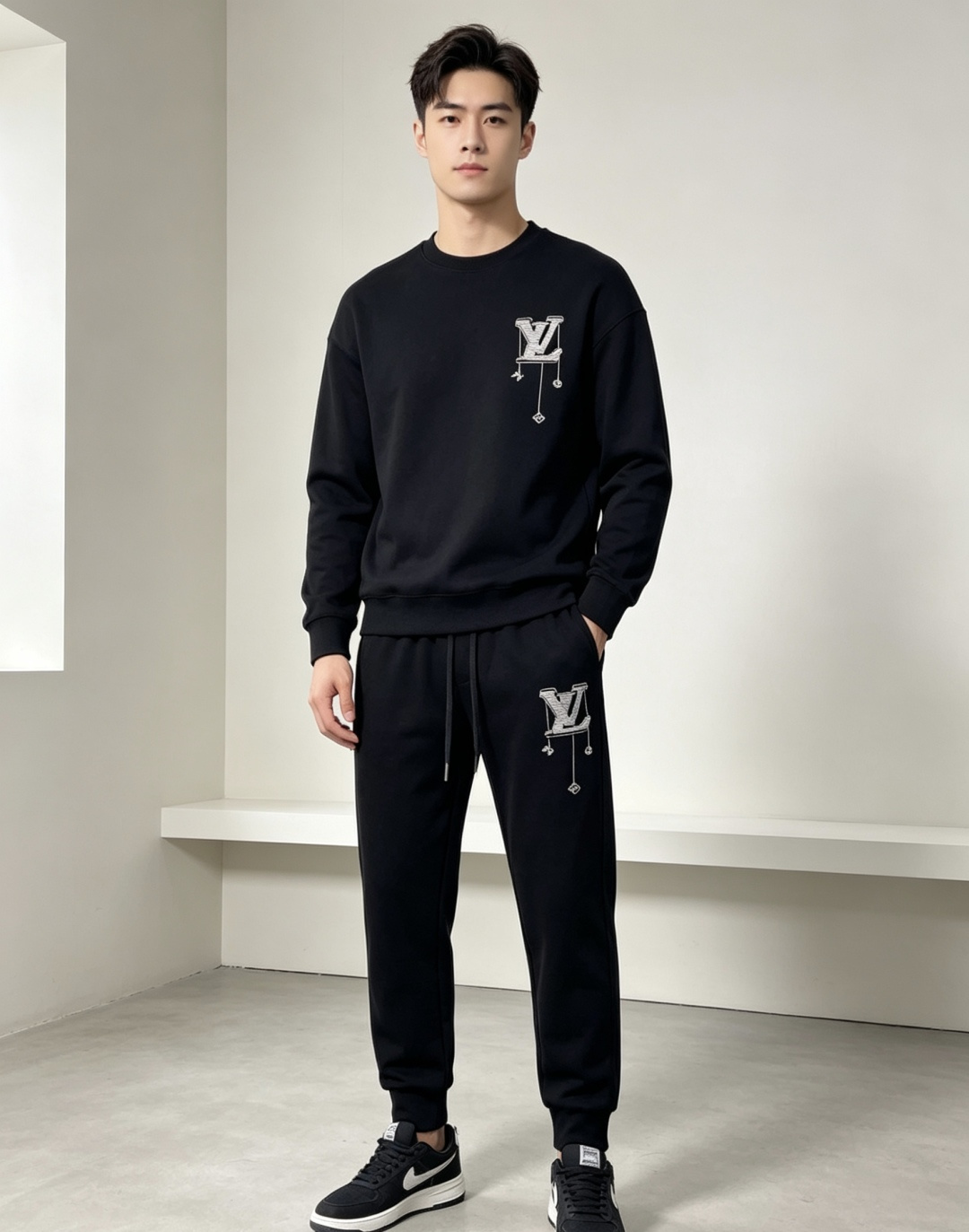 NO:827110,.Lv. 2026 spring and summer counter new products are launched simultaneously. Original order high-quality fashionable casual pants. Super versatile. Exclusively customized fabrics, delicate and soft feel, hm close-fitting and comfortable, and the upper body is super stylish! The latest hardware accessories from the original custom shop. Super beautiful shape, long upper body and slender legs. The lining and wiring are impeccable. It can be attended to any occasion. Once again, the fabric is very, very classy! Size m-3xL.m wears 28.29,,louis vuitton,19860909.Lv.26年春夏专柜新品同步上市.原单订制高品质时尚休闲休闲裤.超级百搭款.独家定制面料,手感细腻柔软,hm贴身舒适,上身超有型！原版定制专柜最新五金辅料.超靓版型、上身显腿修长,內里,走线都无可挑剔,任何场合都可出席,再次强调面料非常非常显档次！码数m-3xL.m穿28.29,,louis vuitton,,Men's clothing