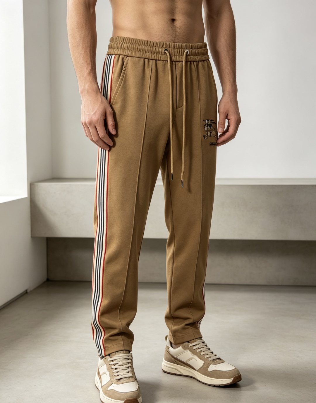 NO:827130,.Burberry. 2026 spring and summer new counter products are on the market simultaneously. Original order high-quality fashion casual pants. Super versatile. Exclusively customized fabrics, delicate and soft feel, hm close-fitting and comfortable, and the upper body is super stylish! The latest hardware accessories from the original custom shop. Super beautiful shape, long upper body and slender legs. The lining and wiring are impeccable. It can be attended to any occasion. Once again, the fabric is very, very classy! Size m-3xL.m wears 28.29,,burberry,19860909.巴宝莉 .26年春夏专柜新品同步上市.原单订制高品质时尚休闲休闲裤.超级百搭款.独家定制面料,手感细腻柔软,hm贴身舒适,上身超有型！原版定制专柜最新五金辅料.超靓版型、上身显腿修长,內里,走线都无可挑剔,任何场合都可出席,再次强调面料非常非常显档次！码数m-3xL.m穿28.29,,burberry,,Men's clothing