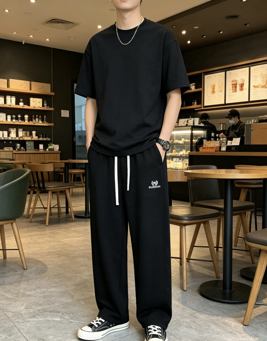 NO:835943,. Balenciaga. 2026 spring and summer new counter products are launched simultaneously. Original order-made high-quality fashionable casual pants. Super versatile. Exclusively customized fabrics, soft and delicate feel, comfortable next to the body, and super stylish on the upper body! The latest hardware accessories from the original custom shop. Super beautiful shape, long upper body and slender legs. The lining and wiring are impeccable. It can be attended to any occasion. Once again, the fabric is very, very classy! Size m-3xL.m wears 28.29,,balenciaga,19860909.巴黎世家.26年春夏专柜新品同步上市.原单订制高品质时尚休闲裤.超级百搭款.独家定制面料,手感细腻柔软,贴身舒适,上身超有型！原版定制专柜最新五金辅料.超靓版型、上身显腿修长,內里,走线都无可挑剔,任何场合都可出席,再次强调面料非常非常显档次！码数m-3xL.m穿28.29,,balenciaga,,Men's clothing