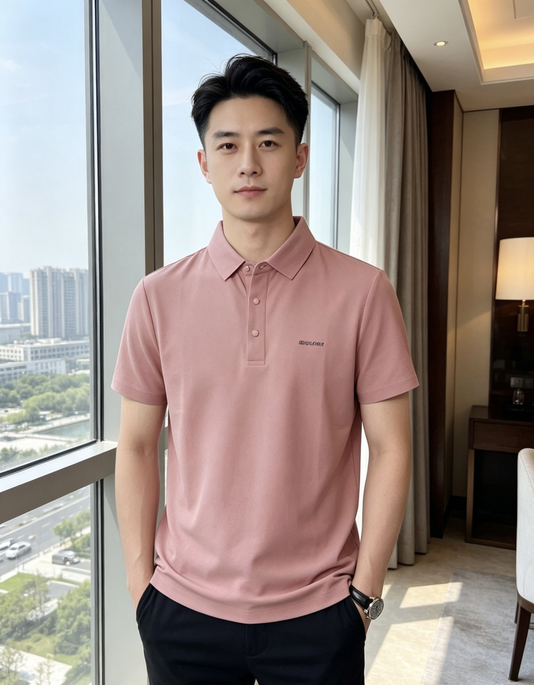 NO:847174,Givenchy. Wear 200 pounds. The 2026 spring and summer new men's logo short-sleeved polo shirt continues the classic casual lapel POLO shirt. This Polo shirt is made of mercerized cotton fabric, and the timeless design can transcend fashion trends. The classic style, the 1f brand LOGO is three-dimensional and unique, making the whole body more detailed. The fitted version is comfortable, skin-friendly, and breathable. It is practical for daily commuting and leisure. Highly recommended. Size M-4XL  m wears 175/130,,givenchy,T-shirt,19860909纪梵希.穿200斤.2026春夏新款男士标识短袖polo衫,延续经典休闲翻领POLO恤.该款Polo衫采用丝光棉面料制成,隽永设计可跨越时尚潮流.经典款型,1f品牌LOGO立体别致,让整体更具细节感 合体的版型,舒适,亲肤,透气好,平时通勤休闲都很实穿的一款 强烈推荐.尺码M-4XL m穿175/130,,givenchy,T-shirt,,Men's clothing