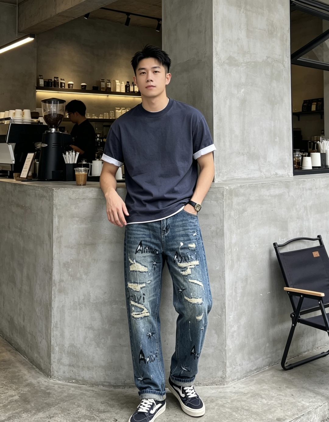 NO:945419,.amiri. 2026 spring and summer high fashion style, super soft denim fabric, light-colored washed jeans. The fabric is very special, ultra-fine fine imitation cotton yarn blend, super soft and comfortable. It has the casual and casual feel of denim, but also has a sense of relaxation and fashion. The fabric surface is refreshing, slightly elastic, super soft and can be worn for a long time. The whole pair of pants is made of traditional hand-rubbing technology, and is washed with natural stone and light fermentation. The details are exquisite.  Size 29-38,,amiri,jeans,19860909.amiri.2026春夏高级时装感,超柔牛仔面料 , 浅色洗水牛仔裤. 面料很特殊,超细精仿棉纱混纺,超柔舒适感. 具备牛仔随性感 ,休闲感 ,8亦有轻松感 ,时尚感. 布面清爽,微弹力,超柔穿着时间长, 整条裤子全传统手擦工艺,自然石磨轻酵洗水.细节精致感. 尺码29-38,,amiri,jeans,,Men's clothing