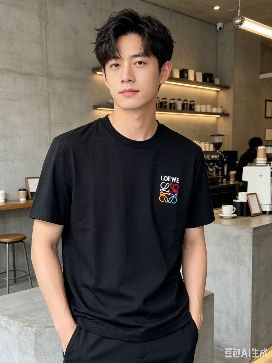 NO:955837,.Luo Yiwei. 2026 spring and summer new fashion short-sleeved. Advanced customization and versatile styles!  It is more practical and can be easily controlled by anyone. It is made of liquid ammonia fabric and has a luxurious classic brand logo design. It is very classy and a must-buy for those who know the goods!  The tailoring is a slim fit, very delicate, hf shows aura, and highlights the sophistication of men. This is unique, just the right fit, and the upper body effect is very good. Size M-3xL m wears 175/130. Please state your height and weight when ordering.,, ​​loewe, T-shirt,19860909.罗意威.2026春夏新品时尚短袖.高级定制百搭款式！更有实用感 任何人都可以轻松驾驭 采用液氨面料制作,奢华经典品牌logo设计,非常显档次懂货的必须入！版型剪裁属于修身款 非常精致,hf显气场,又会凸显男士的精致,这就是独到之处,恰到好处的修身,上身效果非常赞.尺码M-3xL m穿175/130下单报身高体重.,,loewe,T-shirt,,Men's clothing