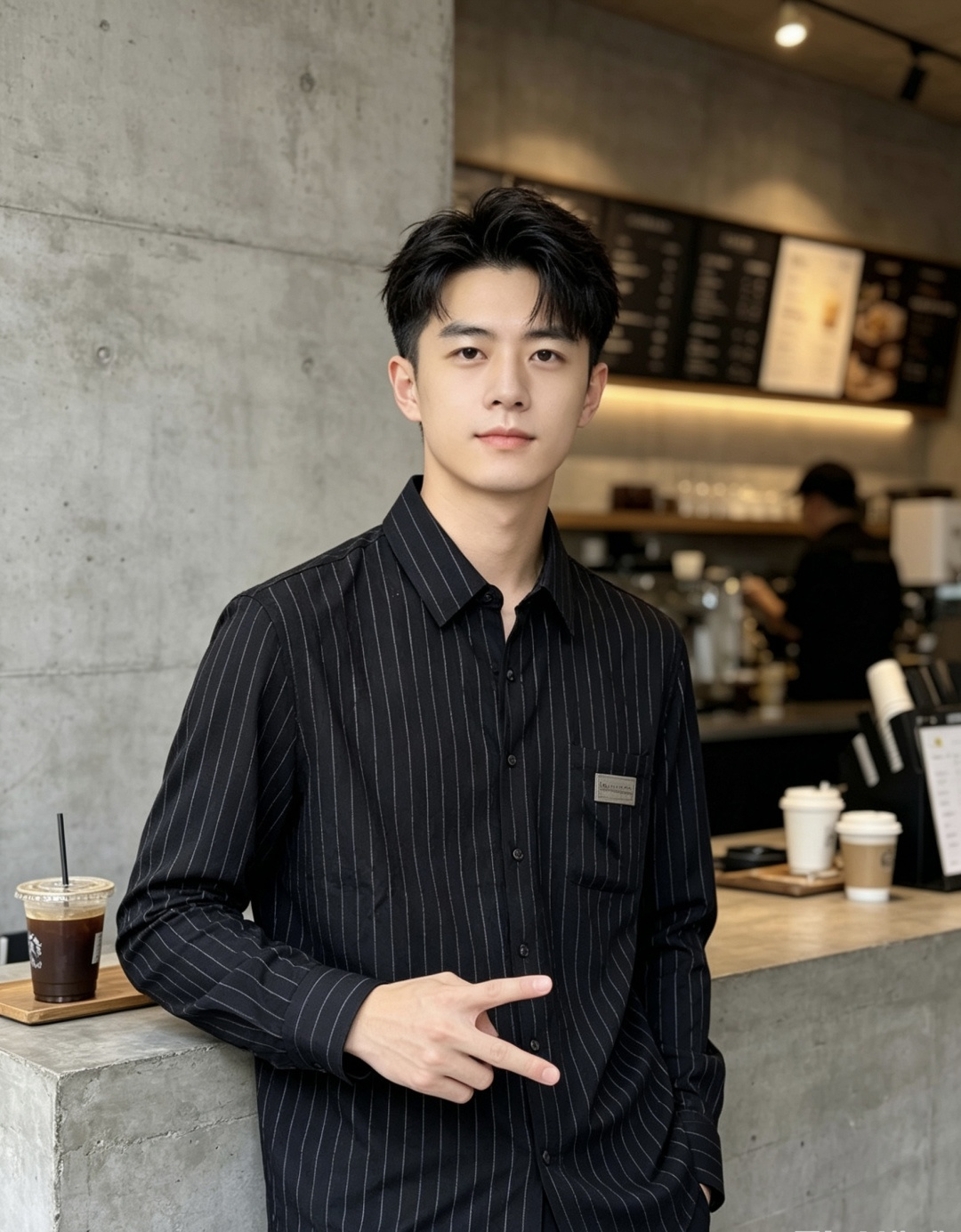 NO:911309,.BC. Lao Qianfeng's new fashionable men's long-sleeved shirt for all seasons uses high-end top-grade fabrics and no-iron technology. It is comfortable and refined, and has excellent upper body effects. The original LOGO of the luxury brand fully reflects the temperament and taste of men. Fashionable and elegant, aristocratic heritage, simple and delicate design, perfect tailoring, meticulous materials, soft and comfortable feel, gorgeous colors, highlighting the atmosphere!  Counter size.m-3xL.m wears 175/130 catties,,19860909.BC.老钱枫 四季款时尚新品男士长袖衬衣 同步采用高档顶级面料 免烫工艺.舒适精致,上身效果极佳 奢华品牌原版LOGO搭配 充分体现男人的气质与品位 时尚优雅 贵族底蕴 简洁细腻的设计 裁剪完美 用料一丝不苟 手感柔软舒适 华丽色彩 彰显大气！专柜尺码.m-3xL.m穿175/130斤,,,Men's clothing