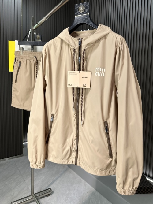 Miu Miu Outdoor Sunscreen Hooded Jacket Set | Functional & Fashionable