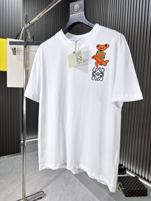 Loewe Bear Print Cotton T-Shirt Classic Short Sleeve Tee 1 Loewe Bear Print Cotton T-Shirt Classic Short Sleeve Tee